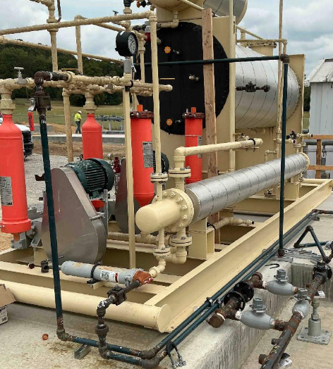 Field welding of natural gas pipeline