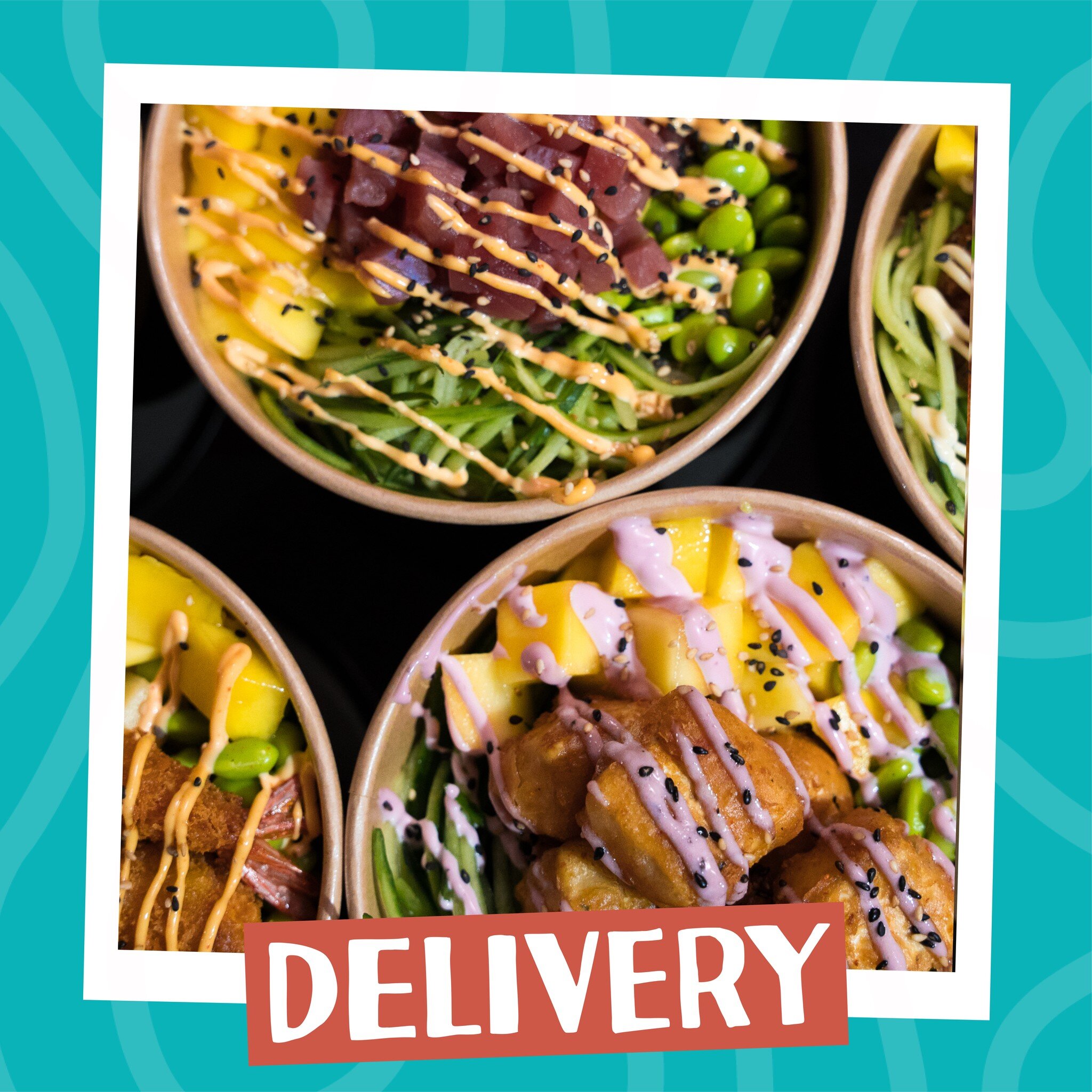 Why settle for boring food when you can have a taste of paradise? 🌴 Let Pok&eacute;licious transport your taste buds to the sunny beaches of Hawaii, with our mouthwatering Poke Bowls..🧡Order now via the link in bio or drop by for take away. 

#Poke