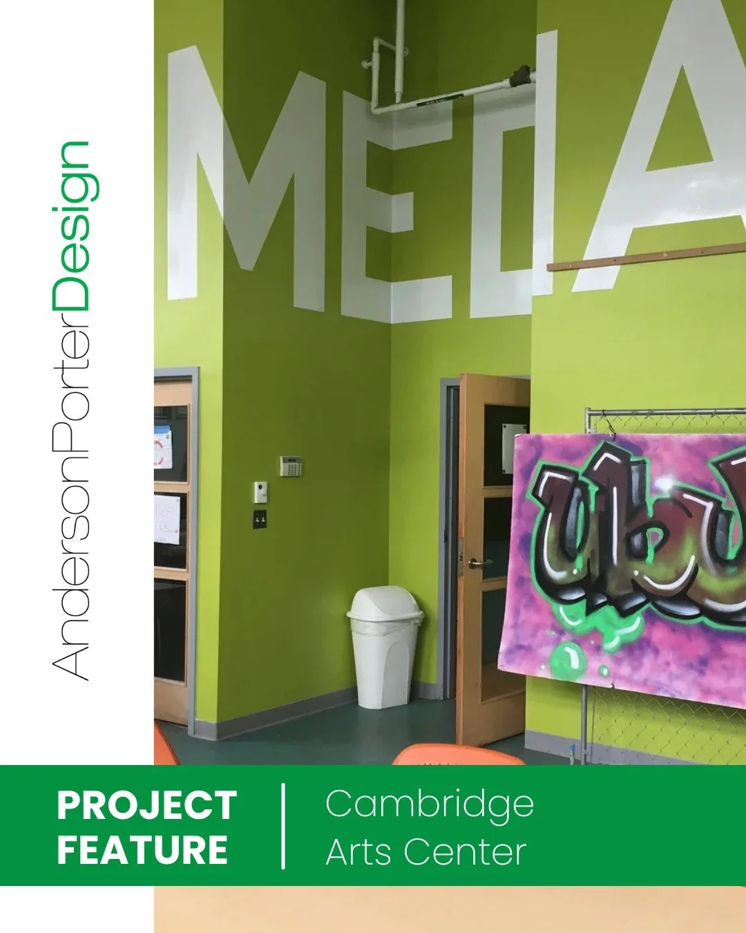 From factory floor to creative hub! 🎭

The Community Art Center in Cambridge, MA expanded its program space&mdash;doubling in size and breathing new life into a former Polaroid building. Anderson Porter Design led the renovation and systems upgrades