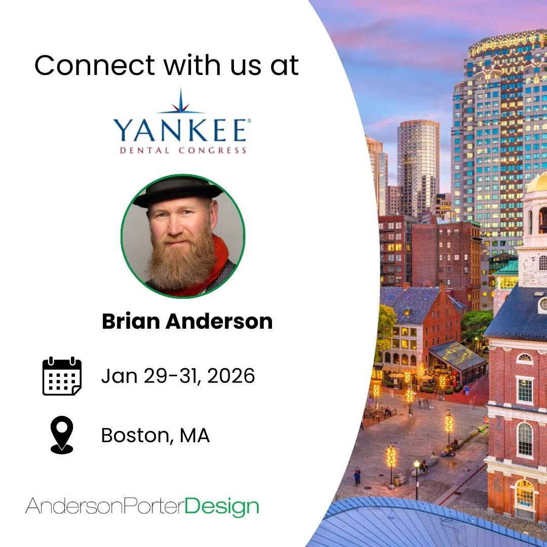 Proud to call Boston home&mdash;and excited to be at the @yankeedental Congress this year. 🦷✨⠀
⠀
Brian Anderson and the Anderson Porter Design team will be attending, connecting with dental professionals and peers from across the region. 🤝📍⠀
⠀
Loo