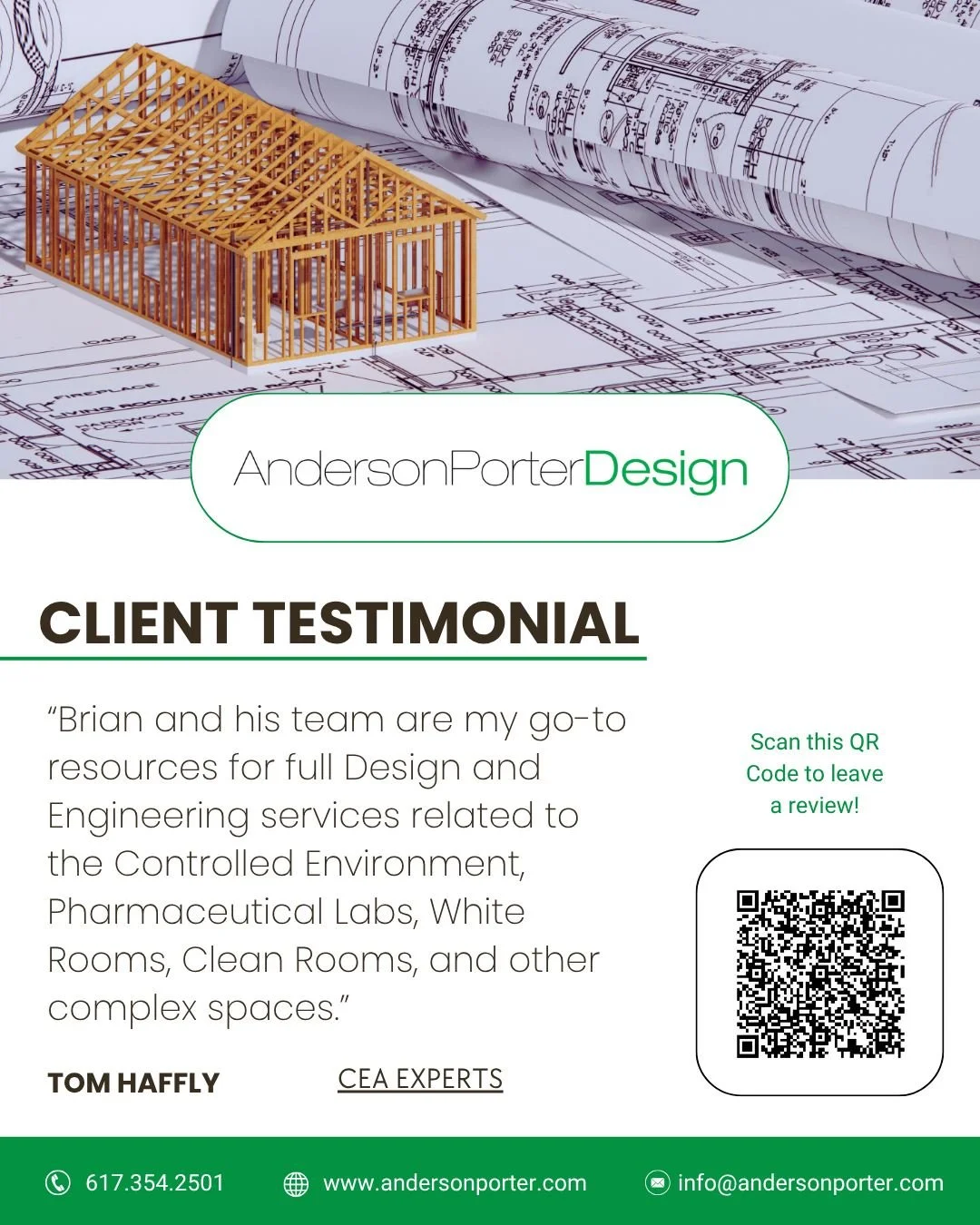Thank you to Tom Haffly of CEA Experts for the kind words and continued trust in our team! 🙌 

We&rsquo;re grateful to collaborate on complex, high-performance environments that demand precision and expertise! 💪

If we&rsquo;ve worked together, we&