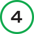 A circular icon with a green border and the number 4 in the center.