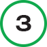 Number three inside a green circle