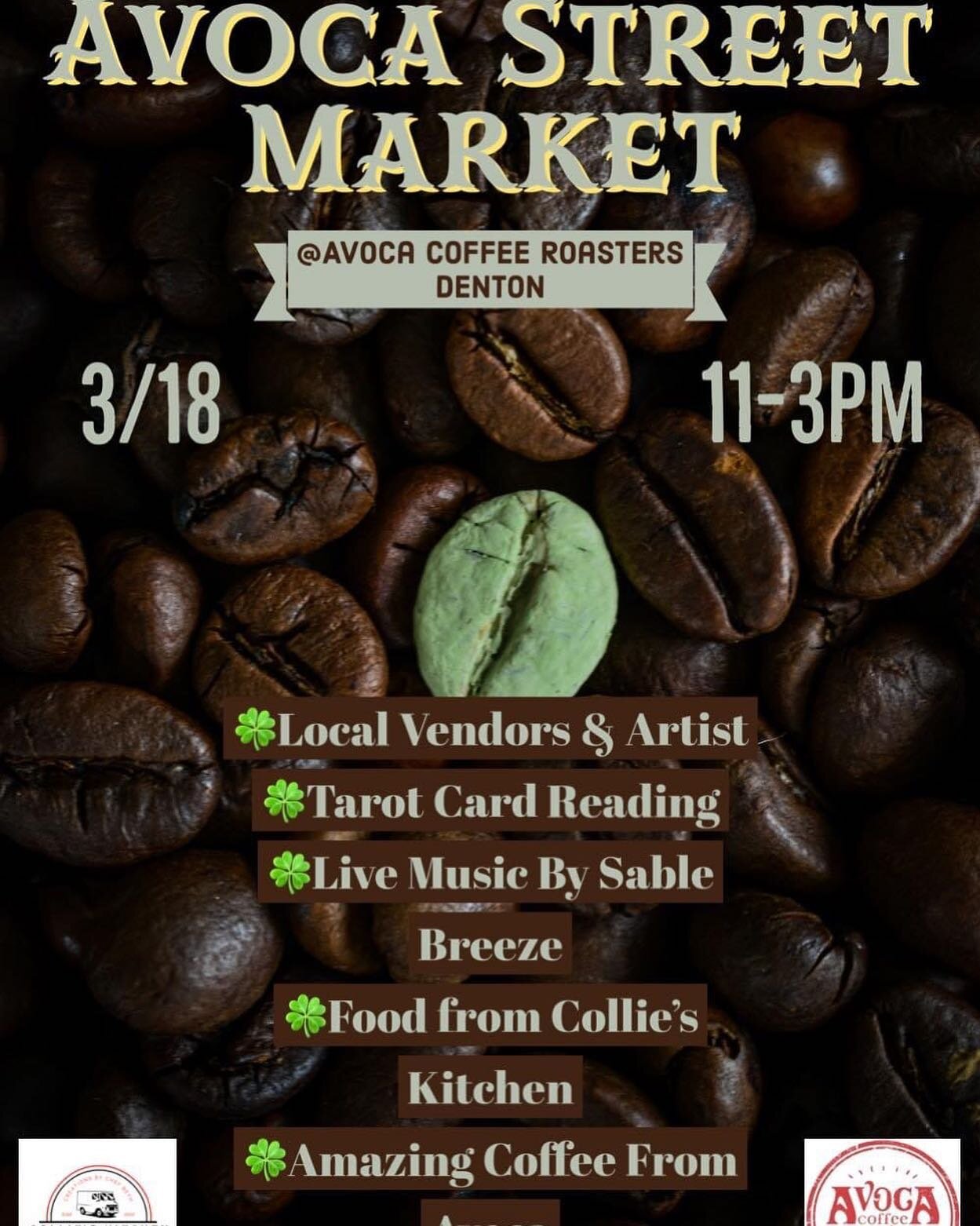 Hey Gang! I know its been a minute but I will be posting up here during the spring break week im trying to knock out some fresh babies for you all! Come out! 
@avocacoffeedenton @blessyourbonesevents
