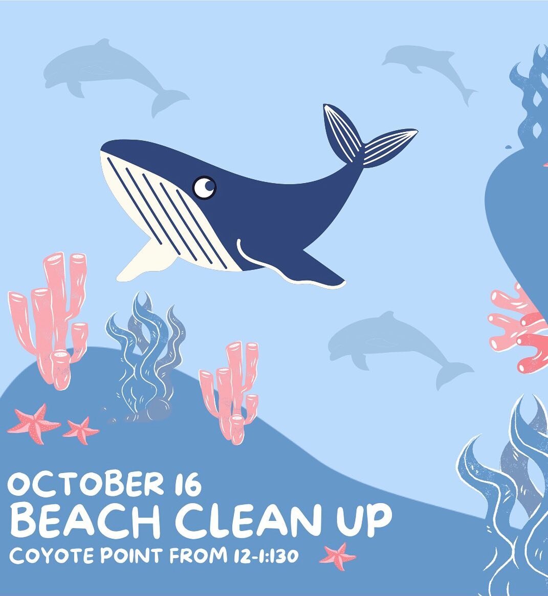 Help us protect our oceans! We are hosting a beach clean up tomorrow from 12-1:30 at Coyote Point. All materials (including our most essential fuel: donuts) will be provided. Anyone and everyone is welcome and please spread the word!