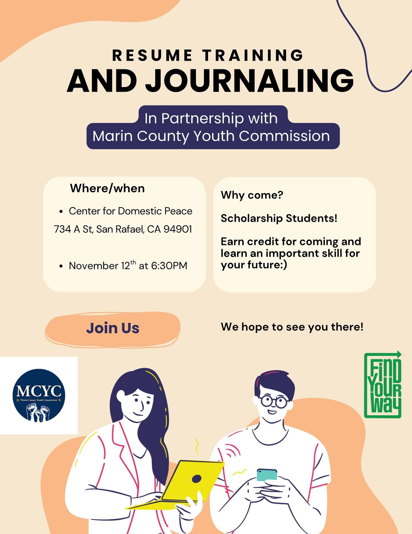 ✨ Find Your Way has a full lineup of trainings and activities this month! Scroll through to see what&rsquo;s coming up &mdash; we can&rsquo;t wait to see you there! 💫 Scholarship students receive $25 for each event they attend! 🙌

Registration link