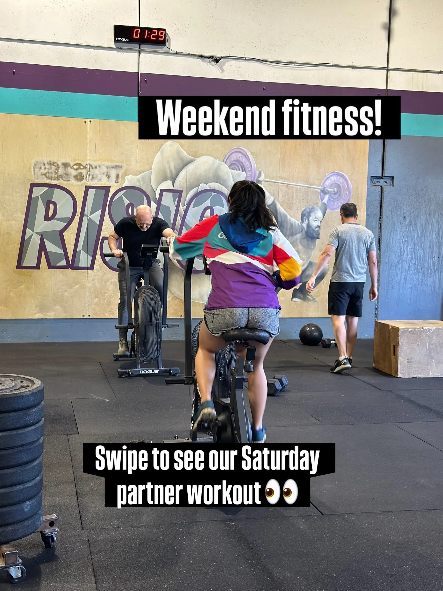 Just a few reps 🤪🤪 But you know what they say; many hands make light work (or something).