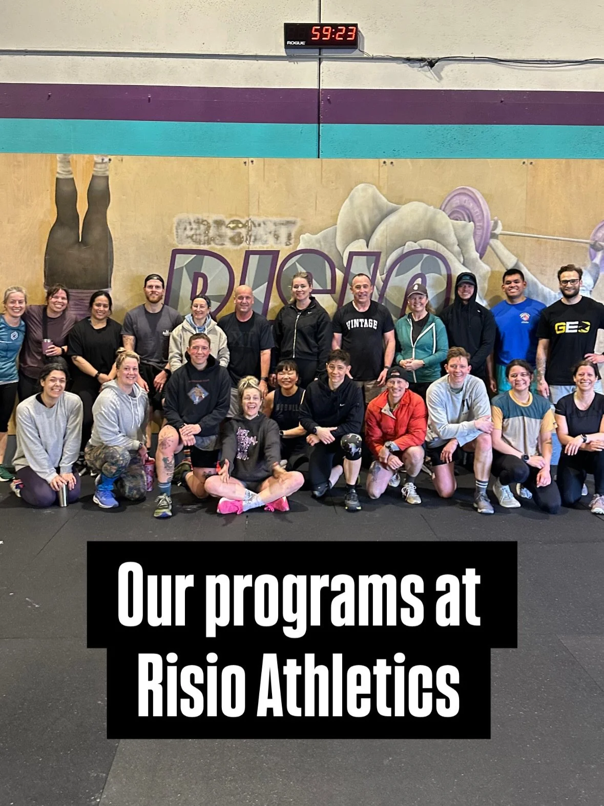 If you live in Portland and you're looking for a gym community to join, we wanna meet you! Risio is a strength and conditioning gym in Southeast Portland that offers 35 class times during the week, plus additioning weekend classes. If you've always w