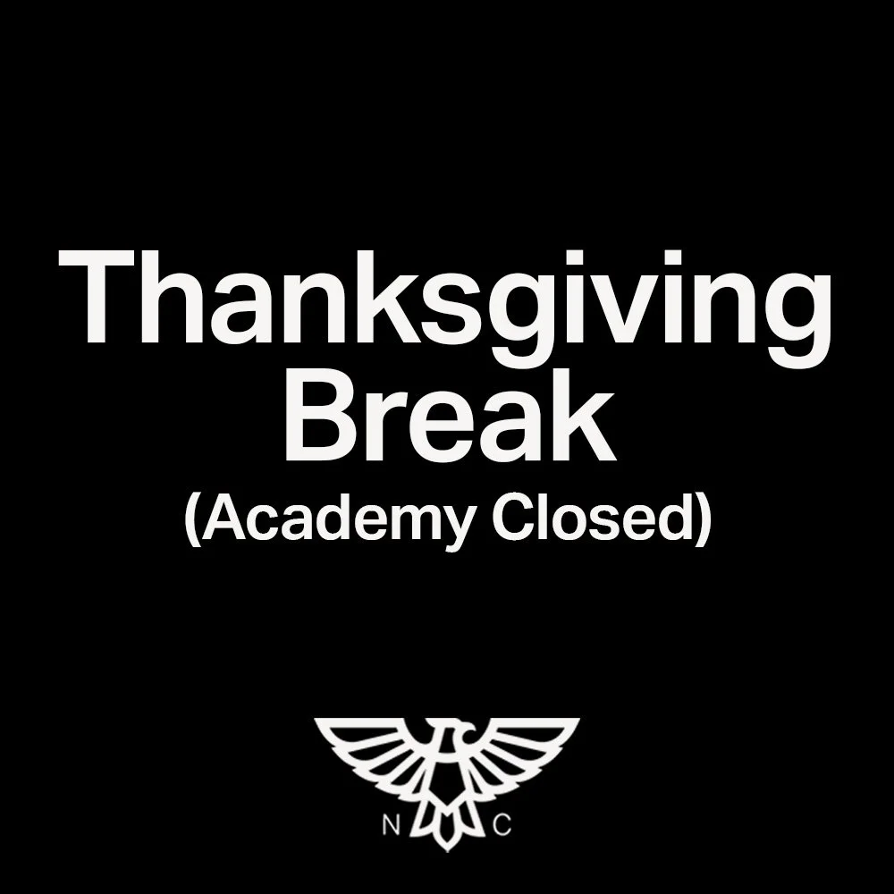 Thanksgiving Break (Academy Closed)