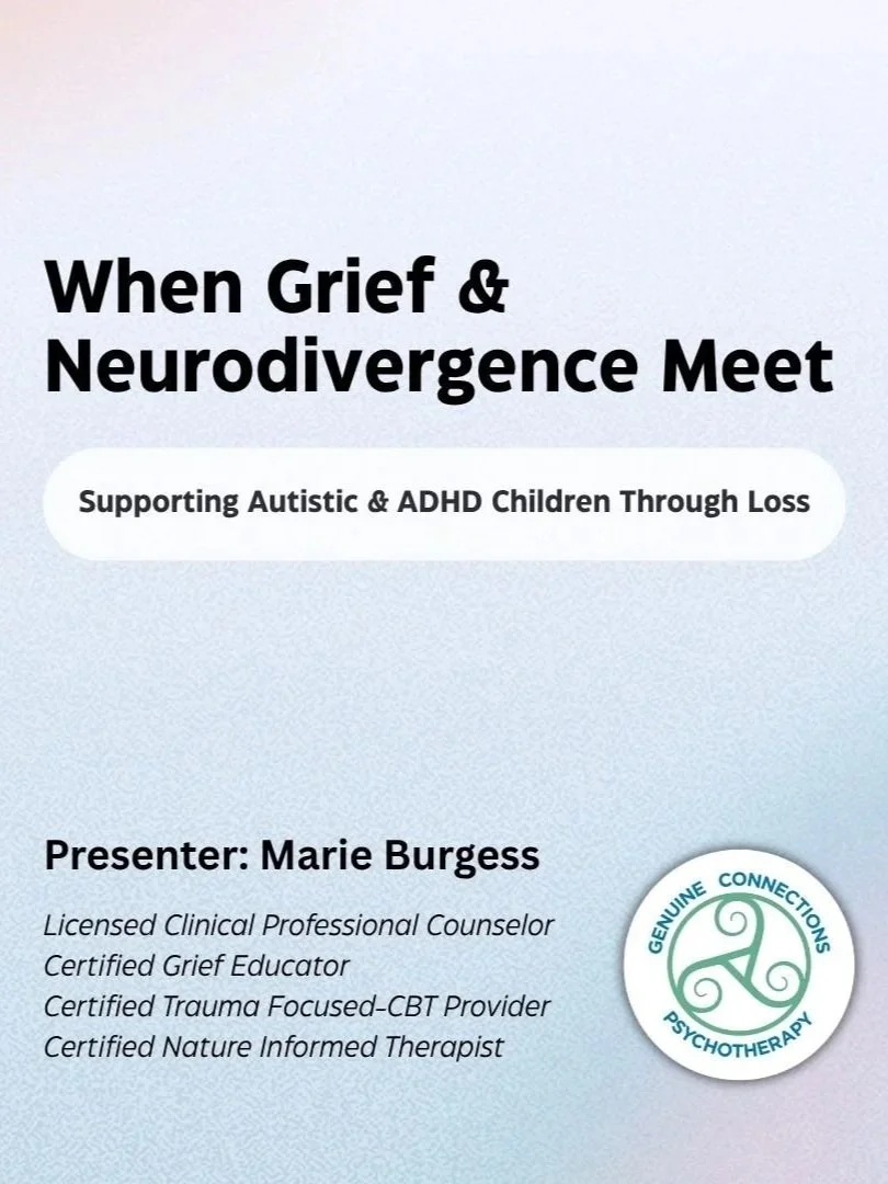 Recording: When Neurodivergence and Grief Meet