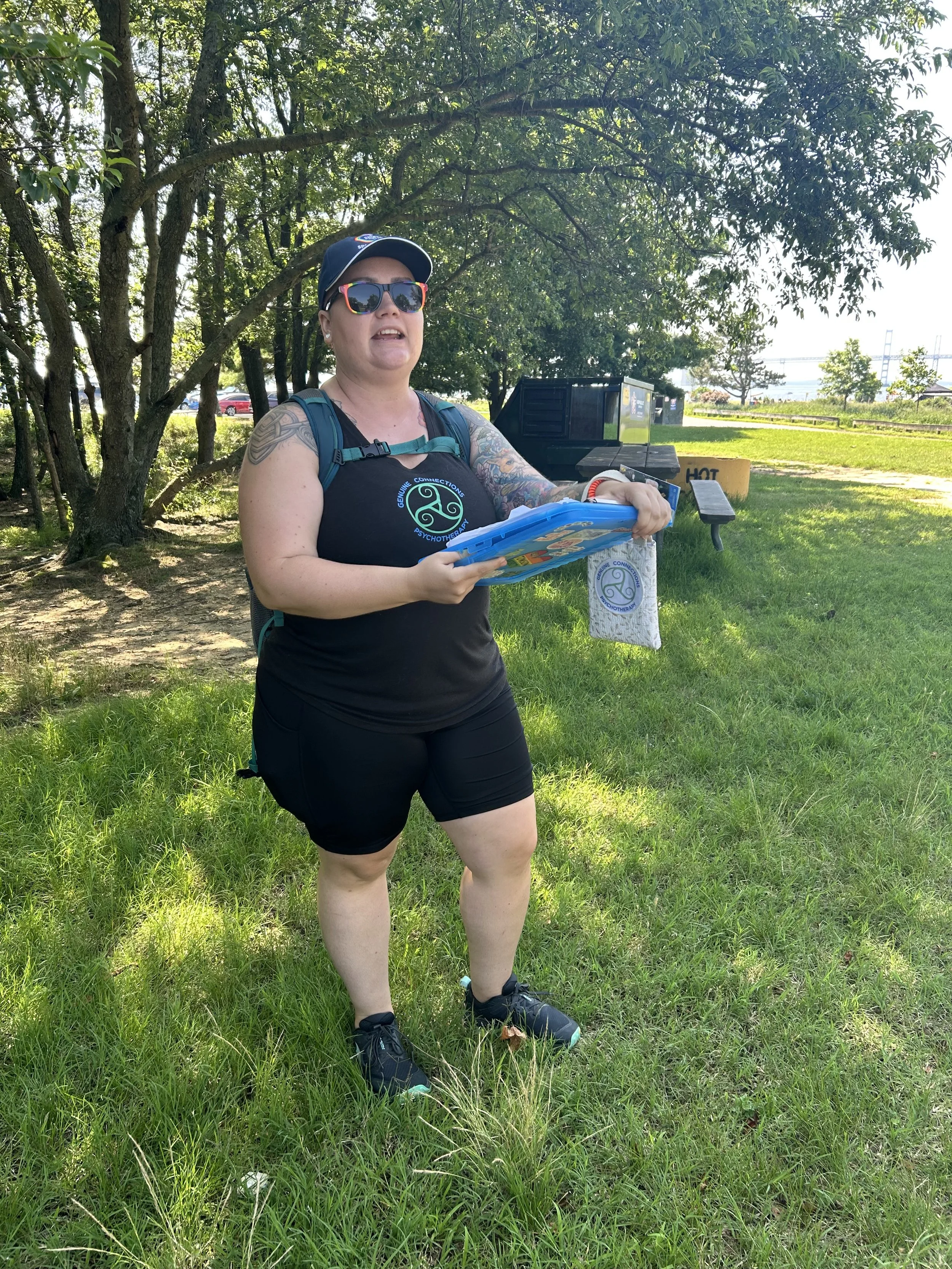 Marie giving the welcome and setting intentions.