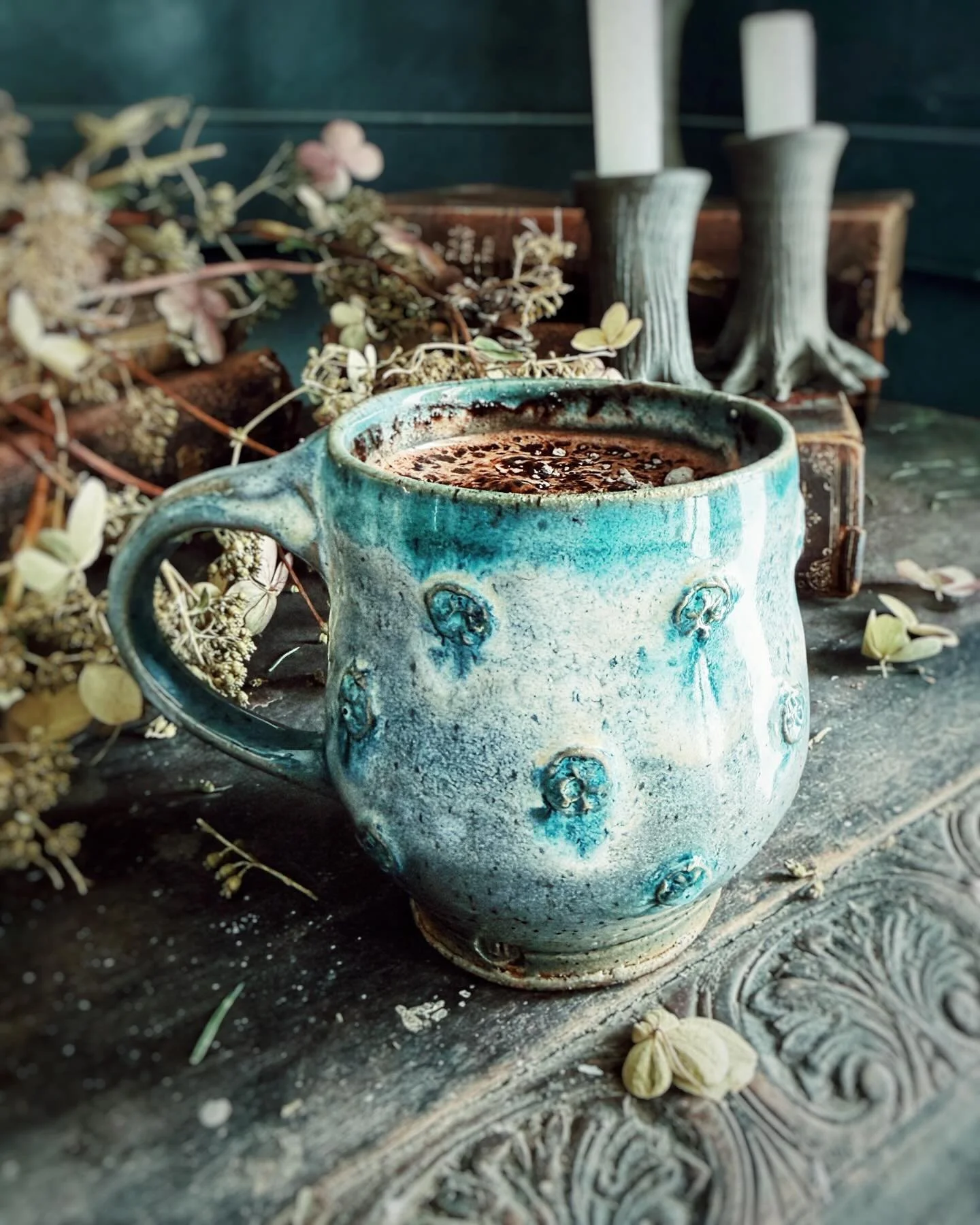 Do not muzzle the potters whilst she maketh thy mugs. 
Is not the maker worthy of her own mug?

#madeoneformeself