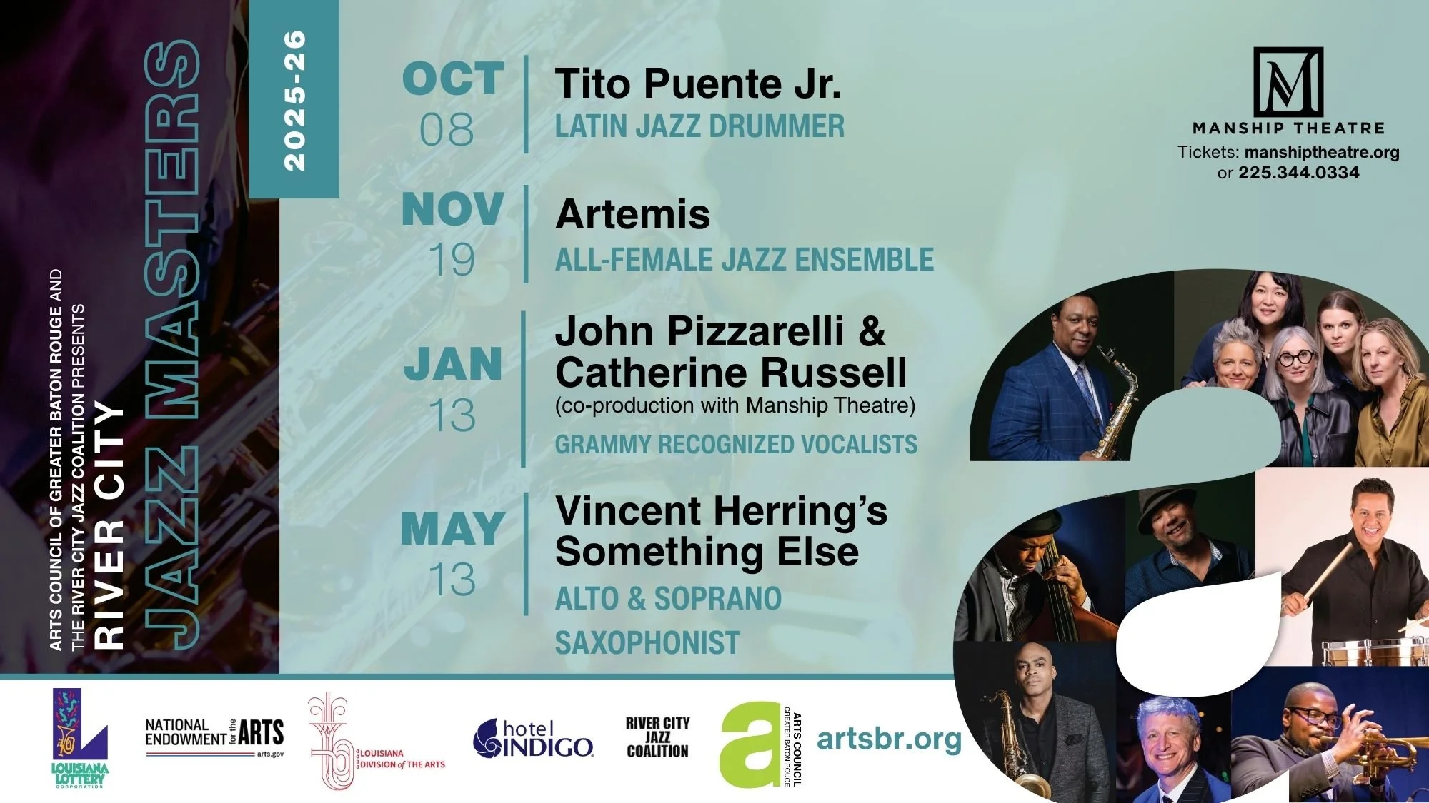River City Jazz Masters 2025-26 Season Lineup