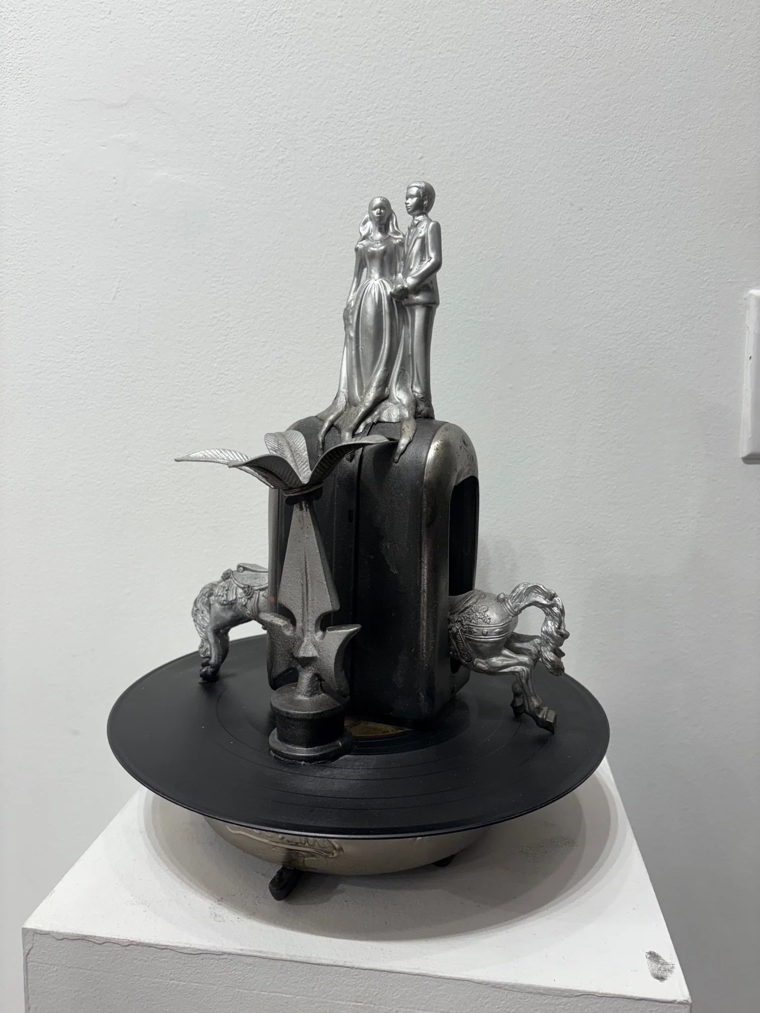 “The 2 horses asses enter the temple of holy napkimony” by Dennis Parker