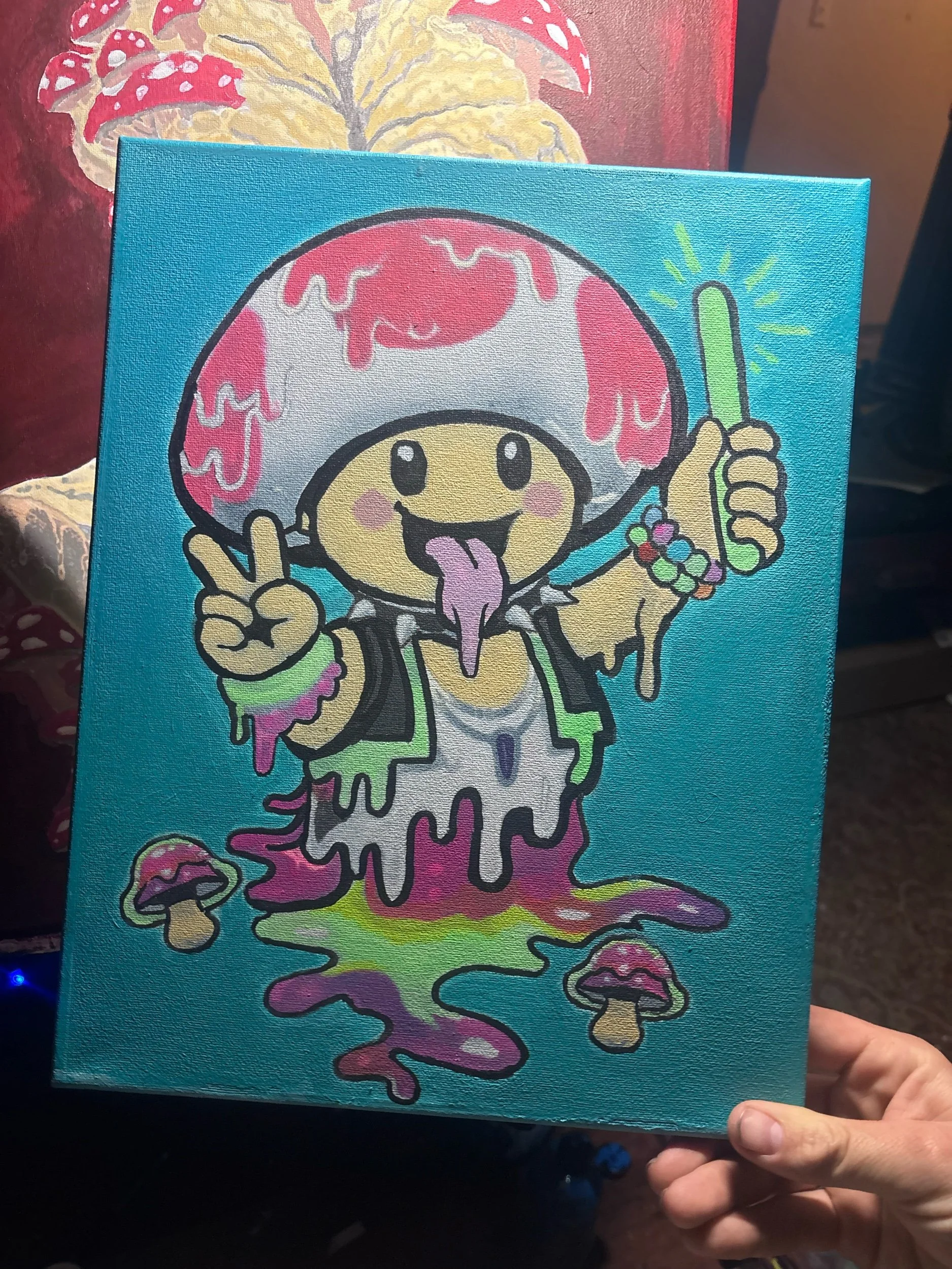 Toad canvas print