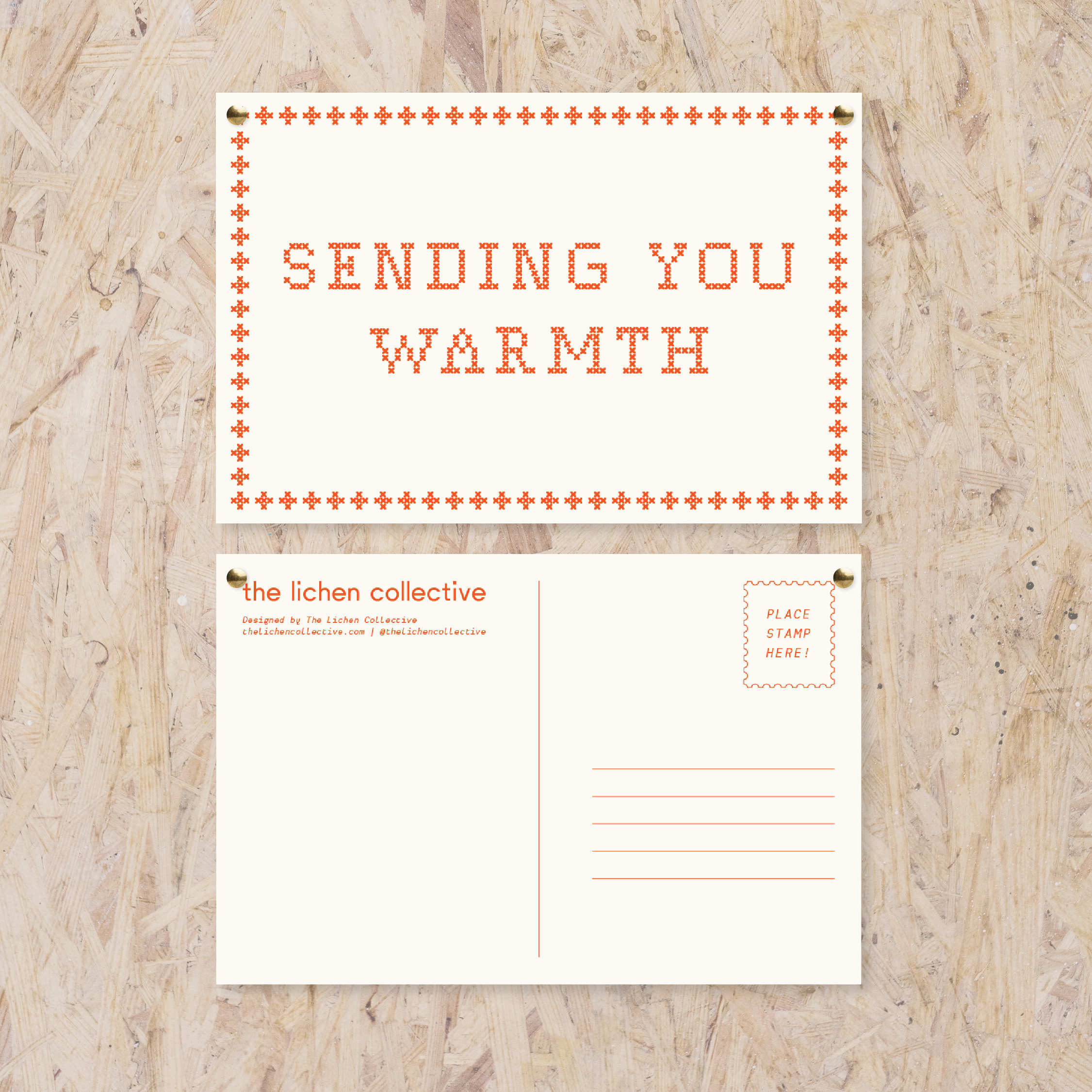 Sending You Warmth - Postcard
