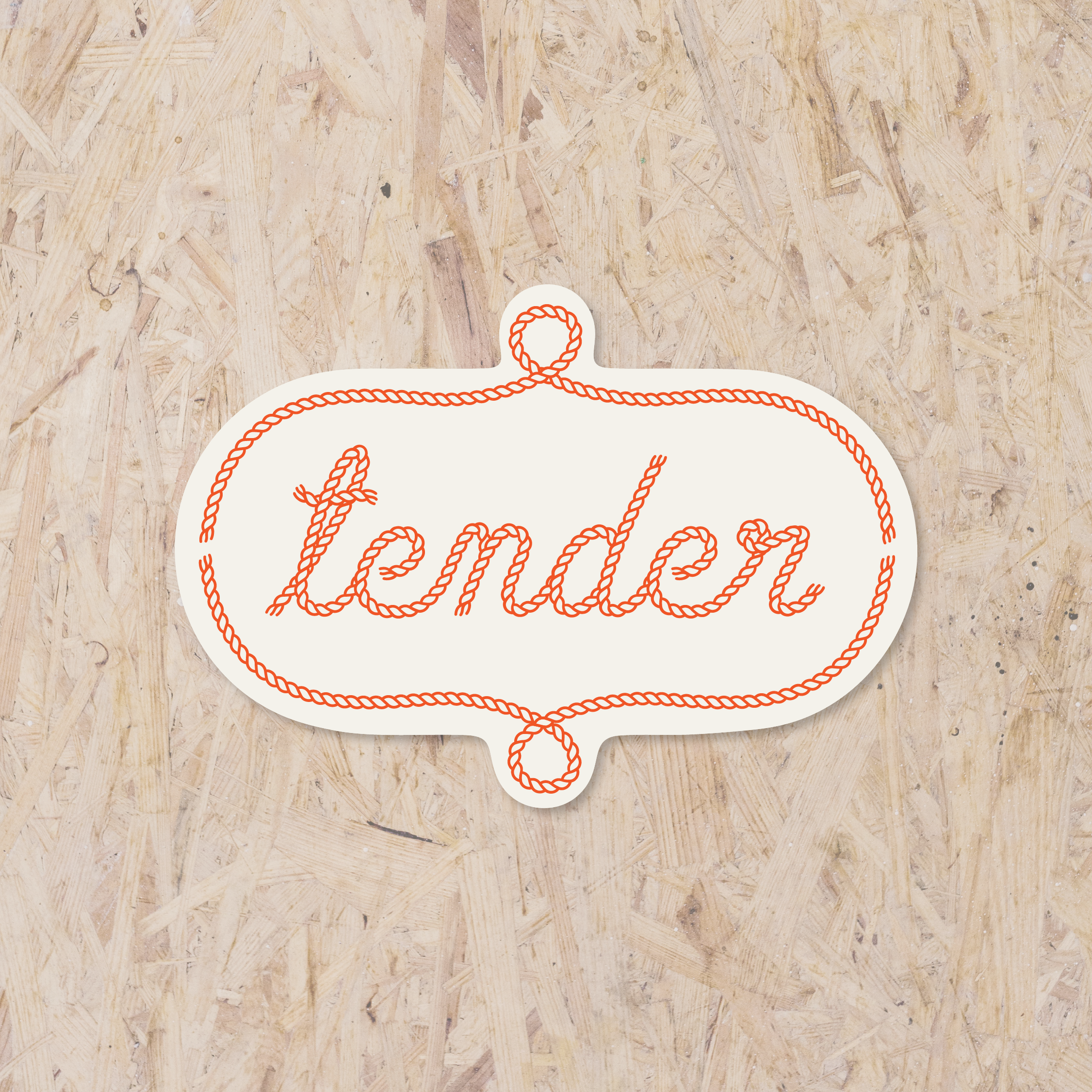Tender - Sticker