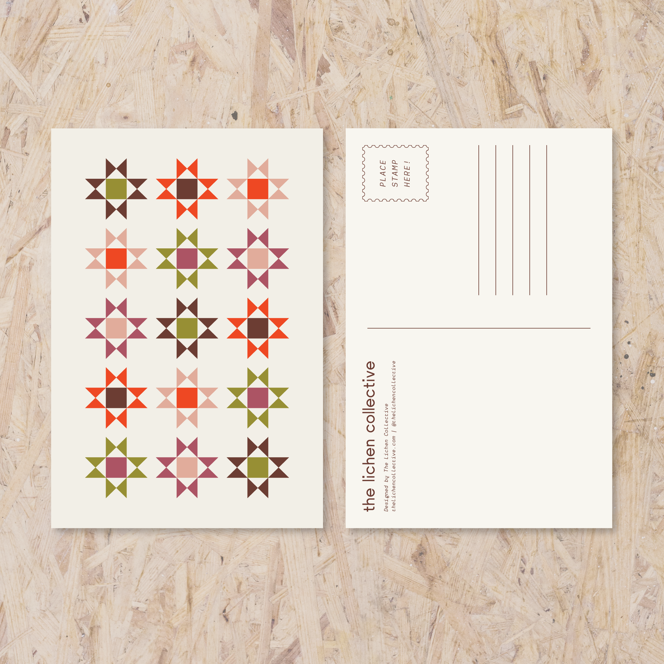 Star Quilt - Postcard