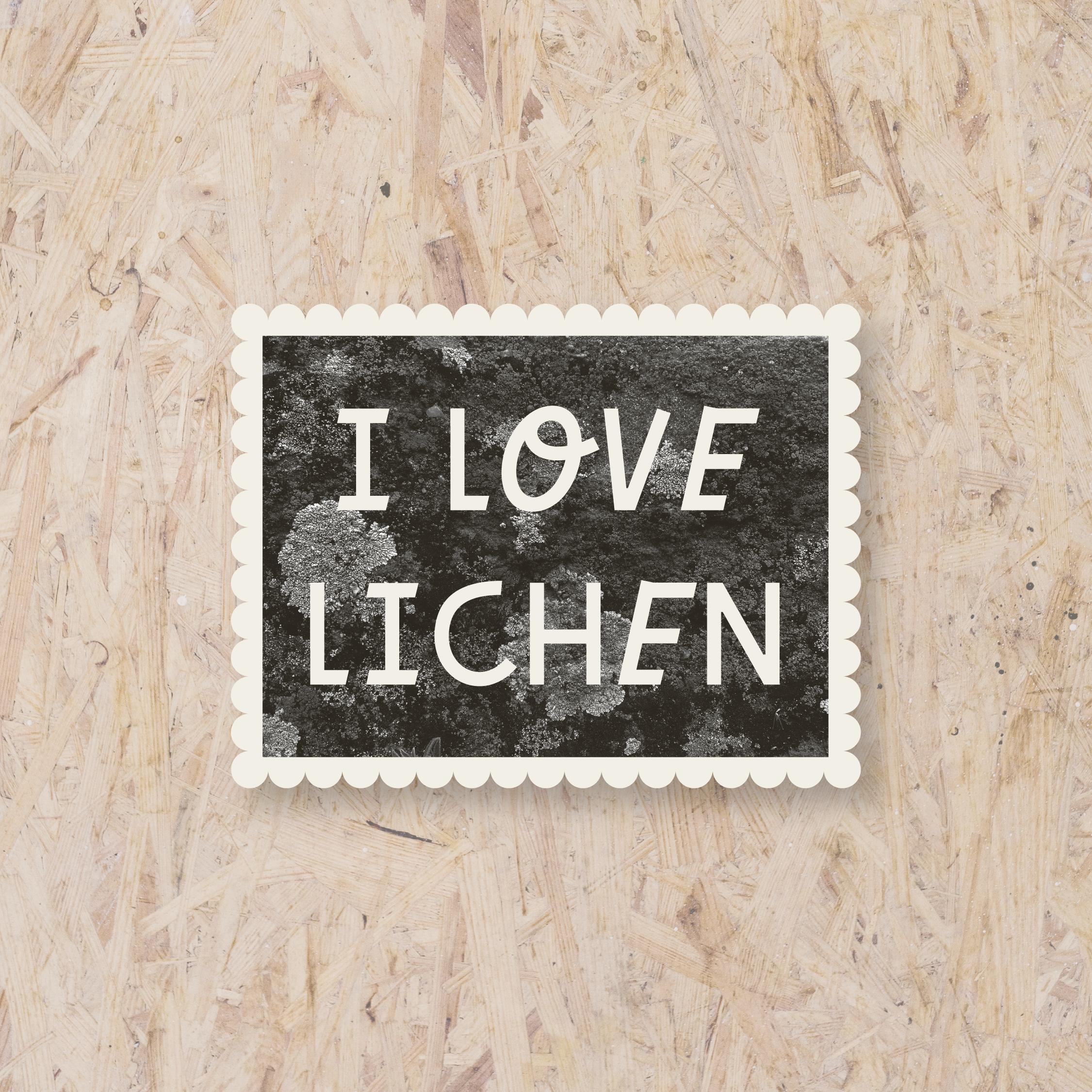 I Love Lichen - Sticker
