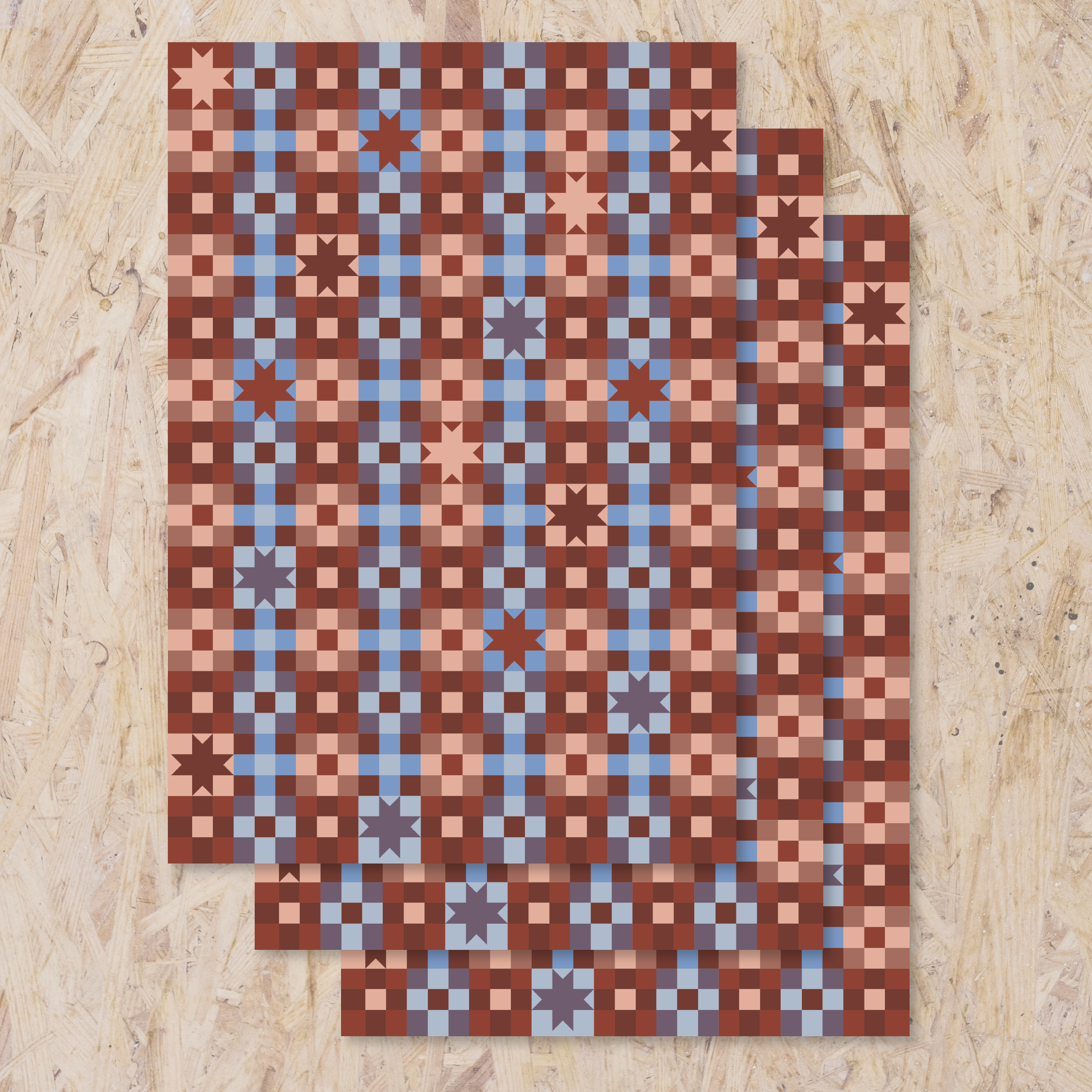 Festive Star - Wrapping Paper