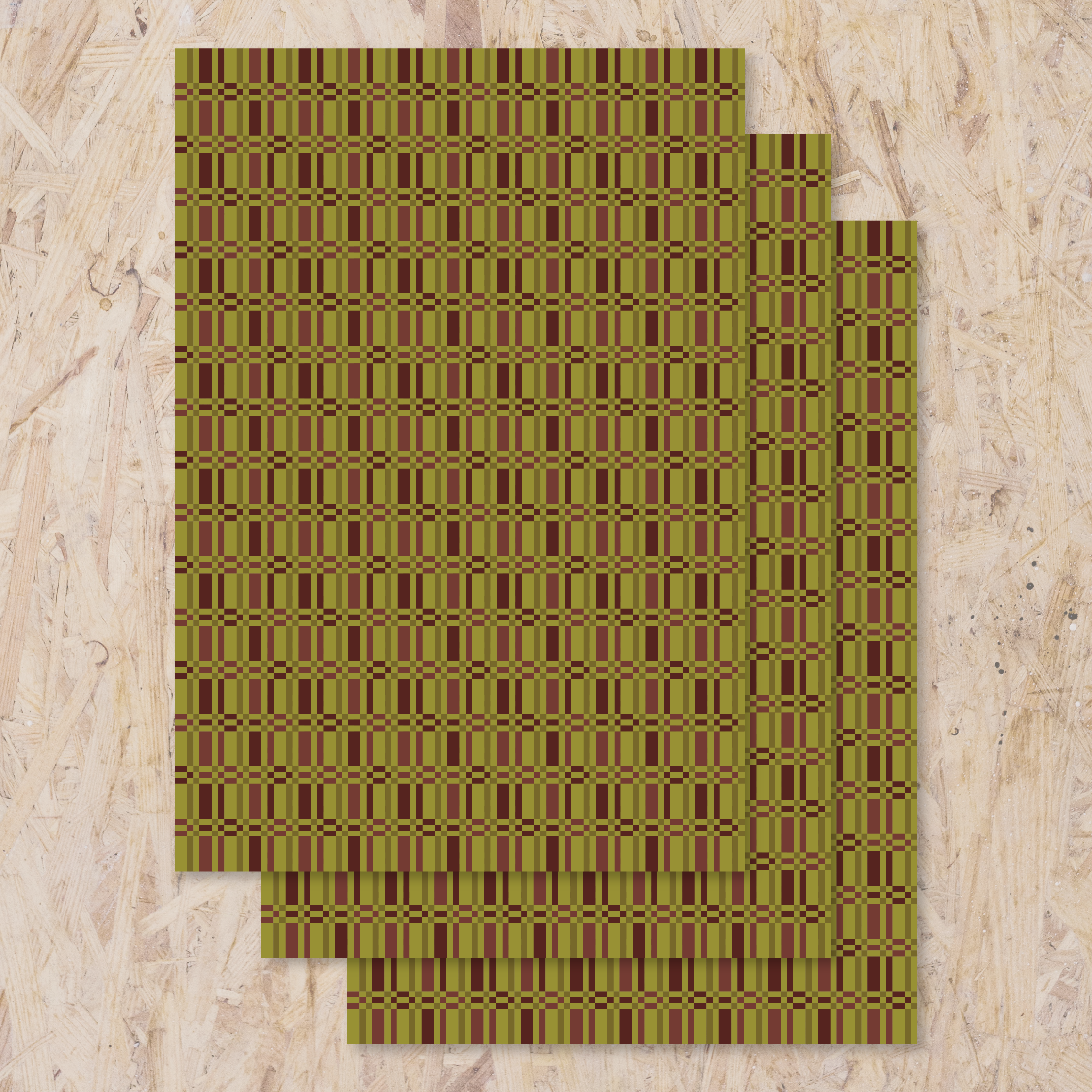 Shrub Patchwork - Wrapping Paper