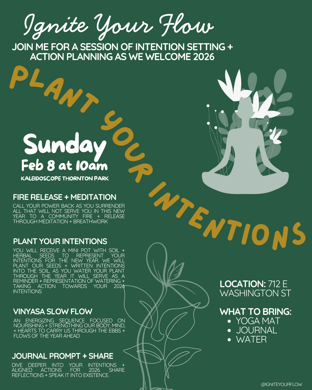 intention setting, action planning, intention workshop, yoga workshop, releasing, meditation, breathwork, yoga near me