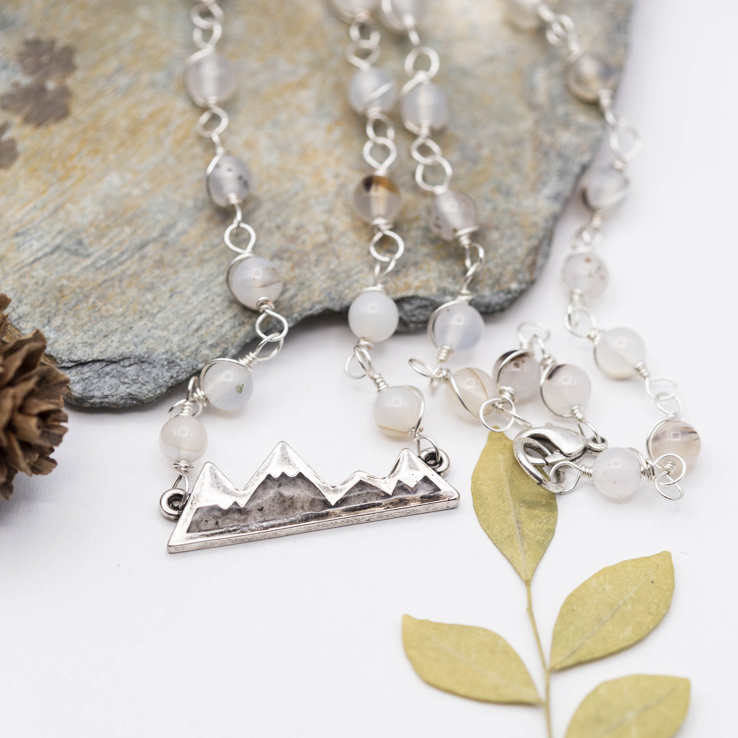 Rocky Mountain Necklace – Layered Charm