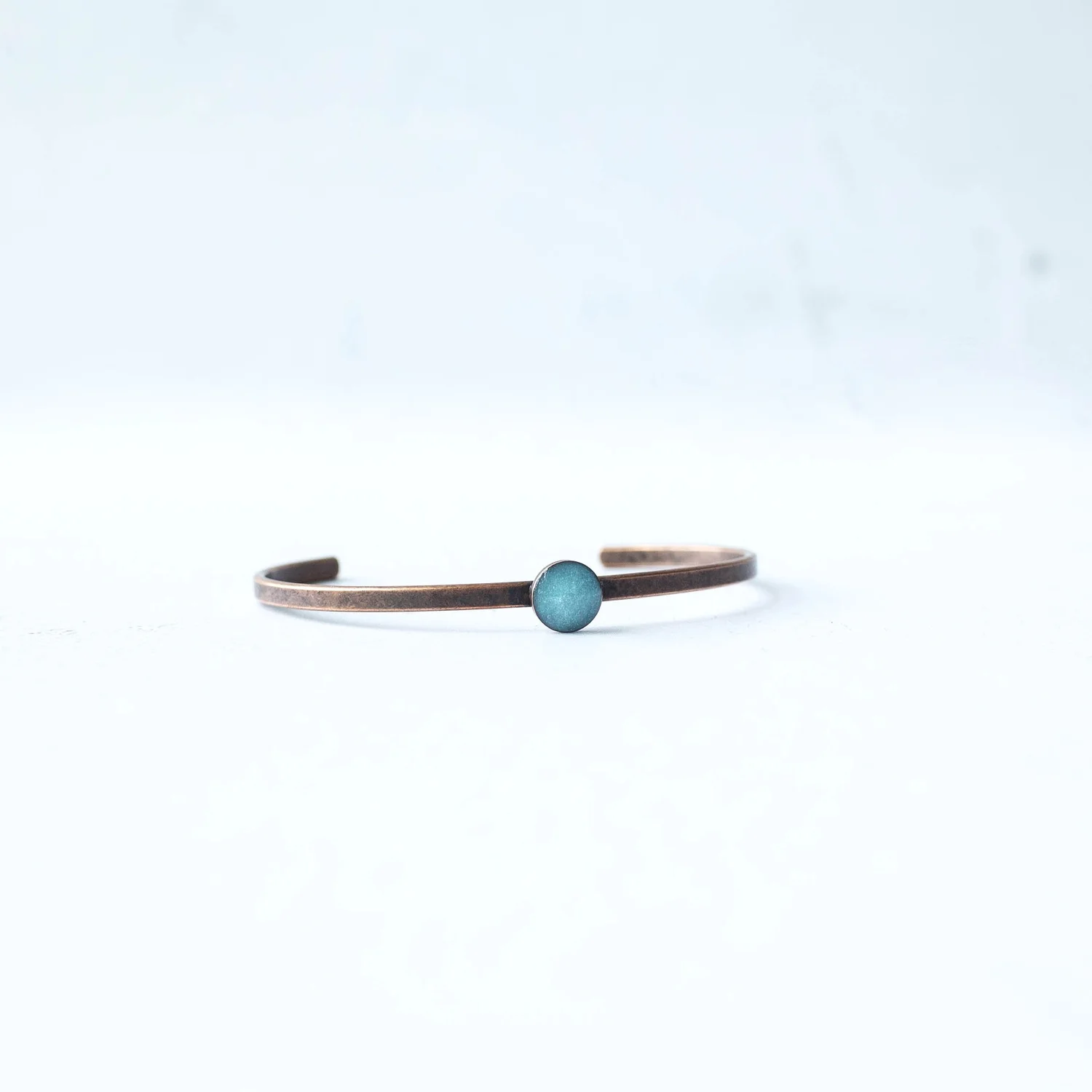 Southwest Turquoise Copper Cuff Bracelet — Sweetellabella