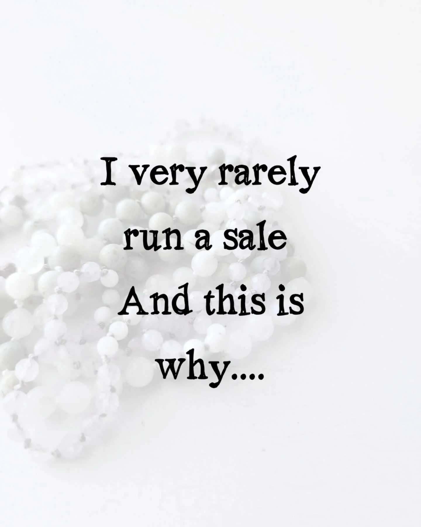Why I Don&rsquo;t Run Sales Often
I put a lot of time, care, and heart into each handmade piece, so I keep my prices fair from the start. I don&rsquo;t run many public sales, but I do treat my email subscribers to the occasional special offer. 🌿 Tha