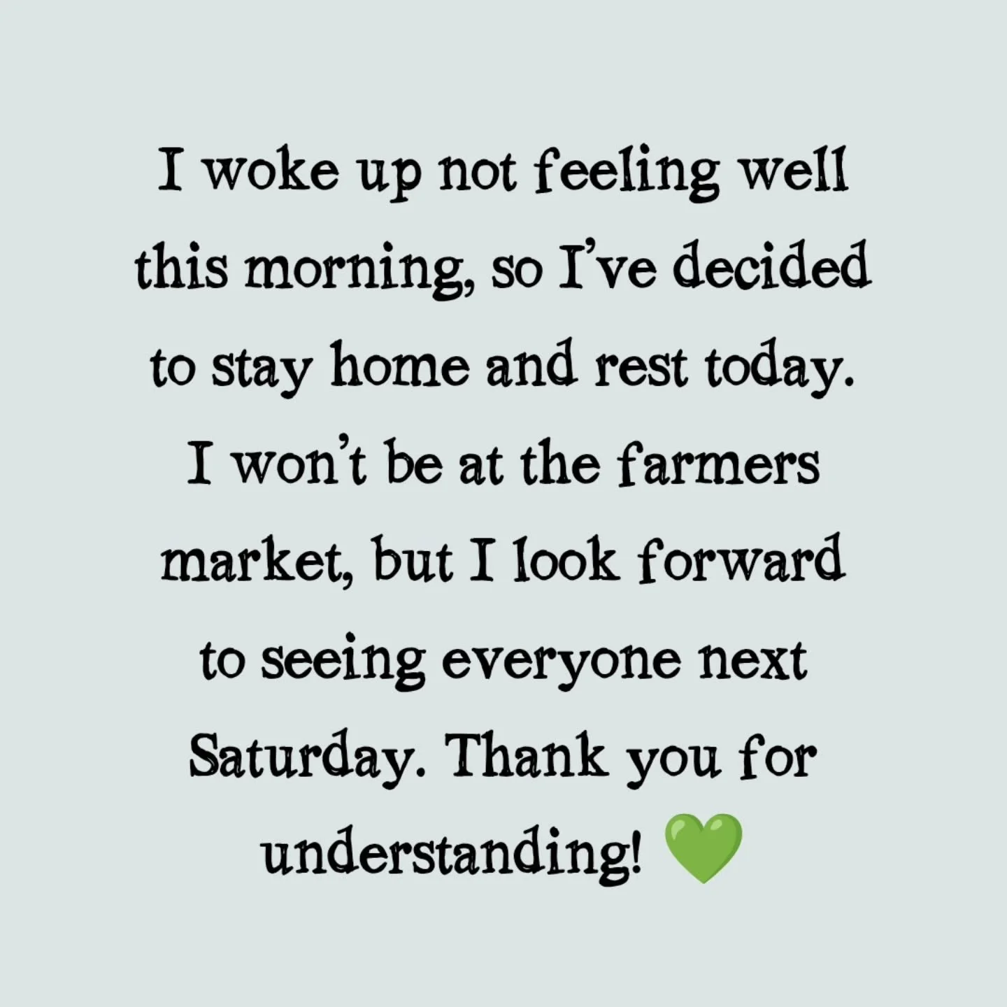 I woke up today not feeling well. It might be a bug I caught or total exhaustion. I work a full time job on top of my part time job alongside my other full time job 🤣🤣. So its possible my body is pushing back 🤷&zwj;♀️. I will be at @farmersmarketm