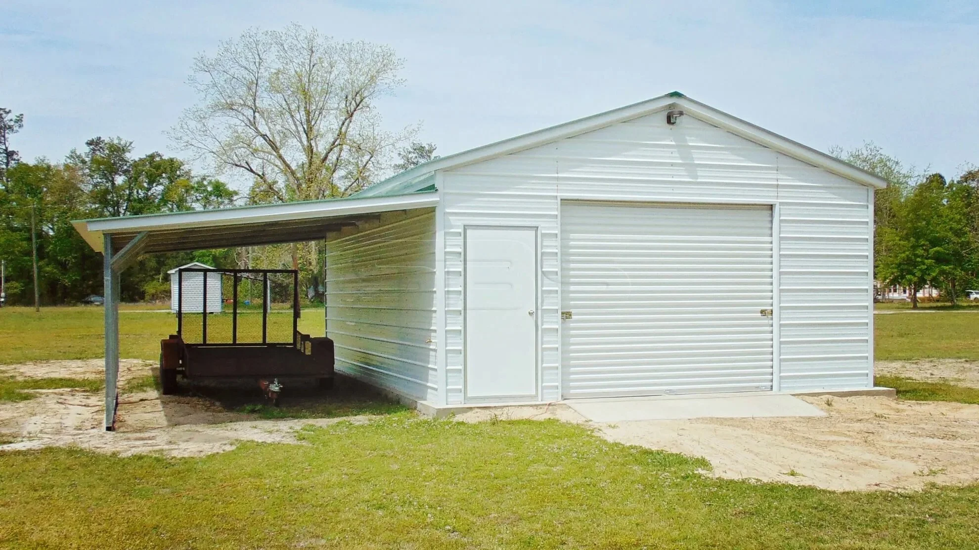 20'X26' Enclosed Garage With Lean-To.JPEG