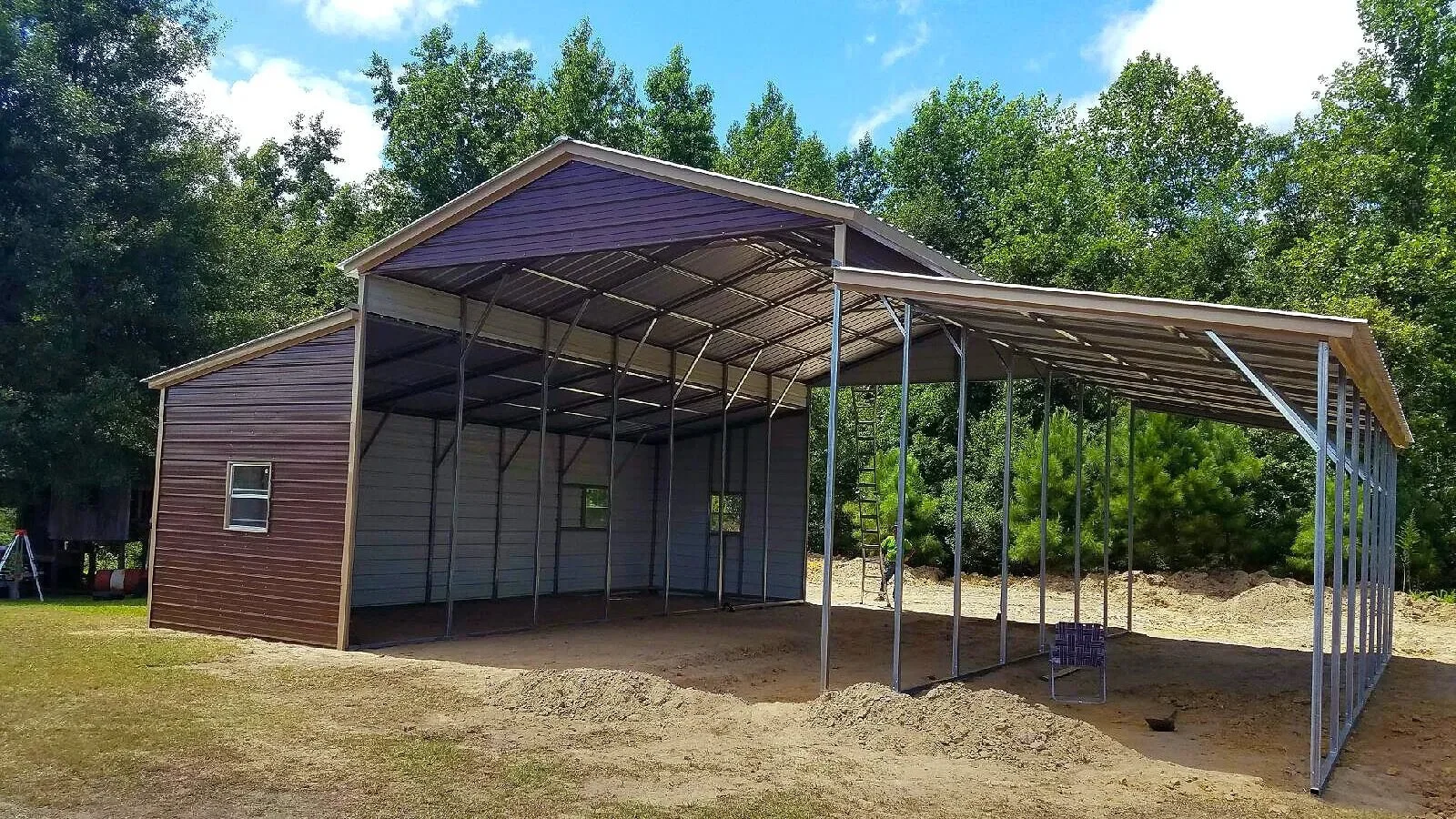 42'X36' Vertical Roof Metal Barn.JPEG