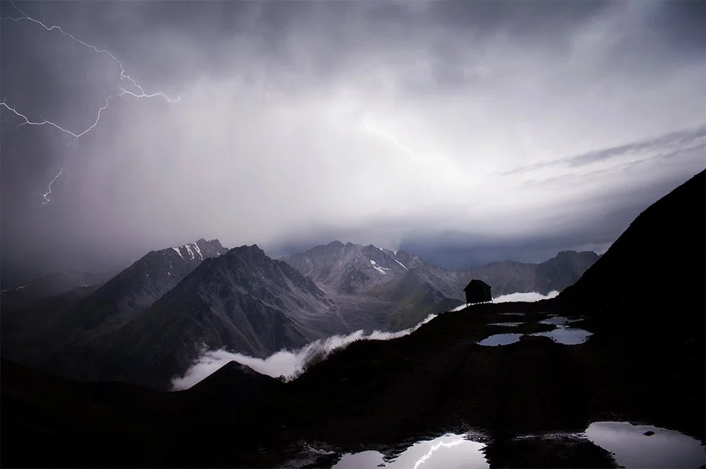 Thunderstorm. Variety prints