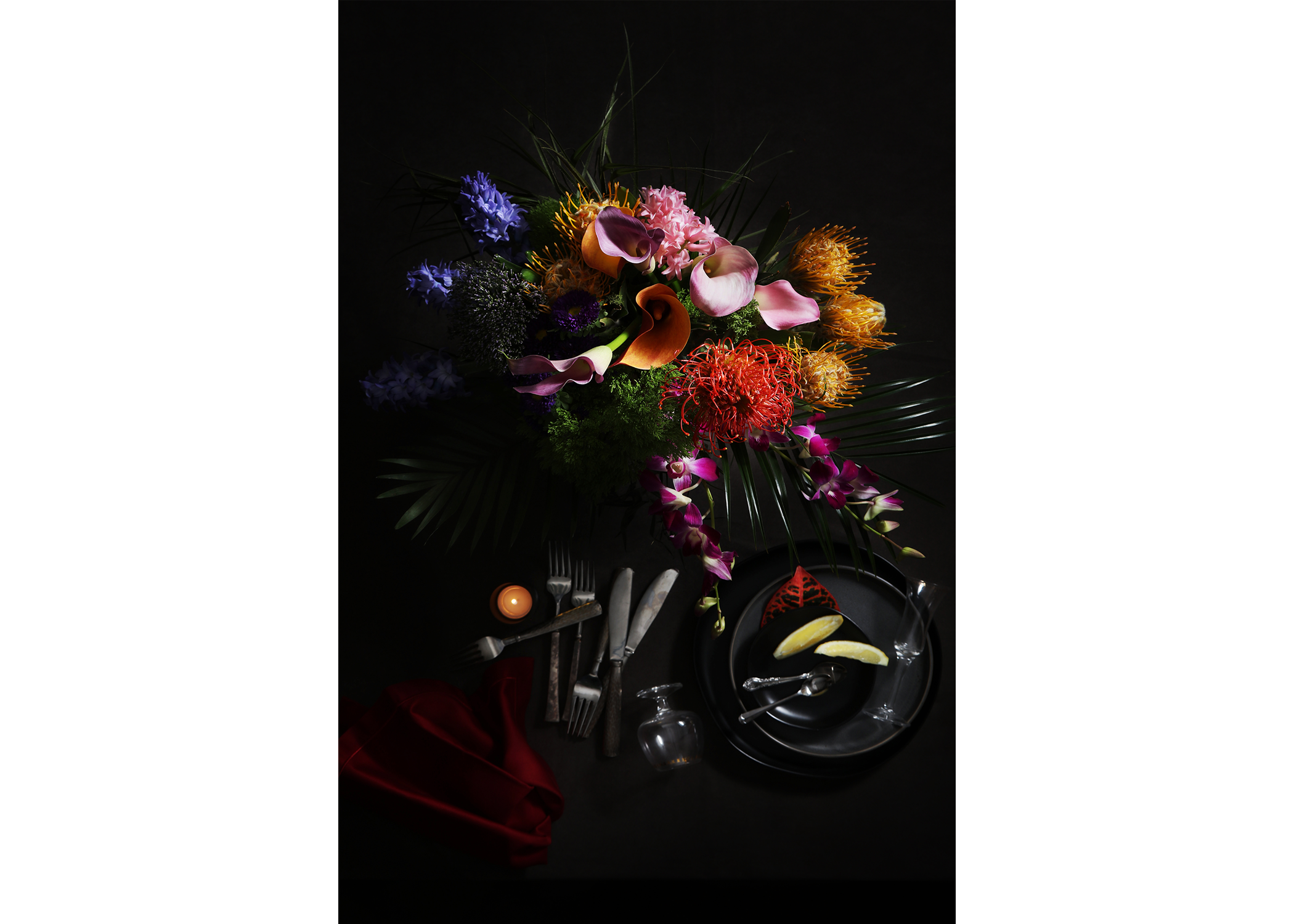 Tropical Garden. Variety prints