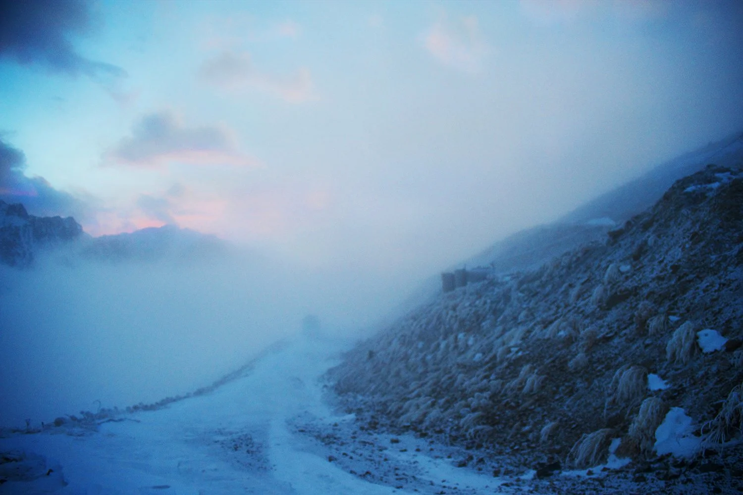 Misty Sunset. Variety prints