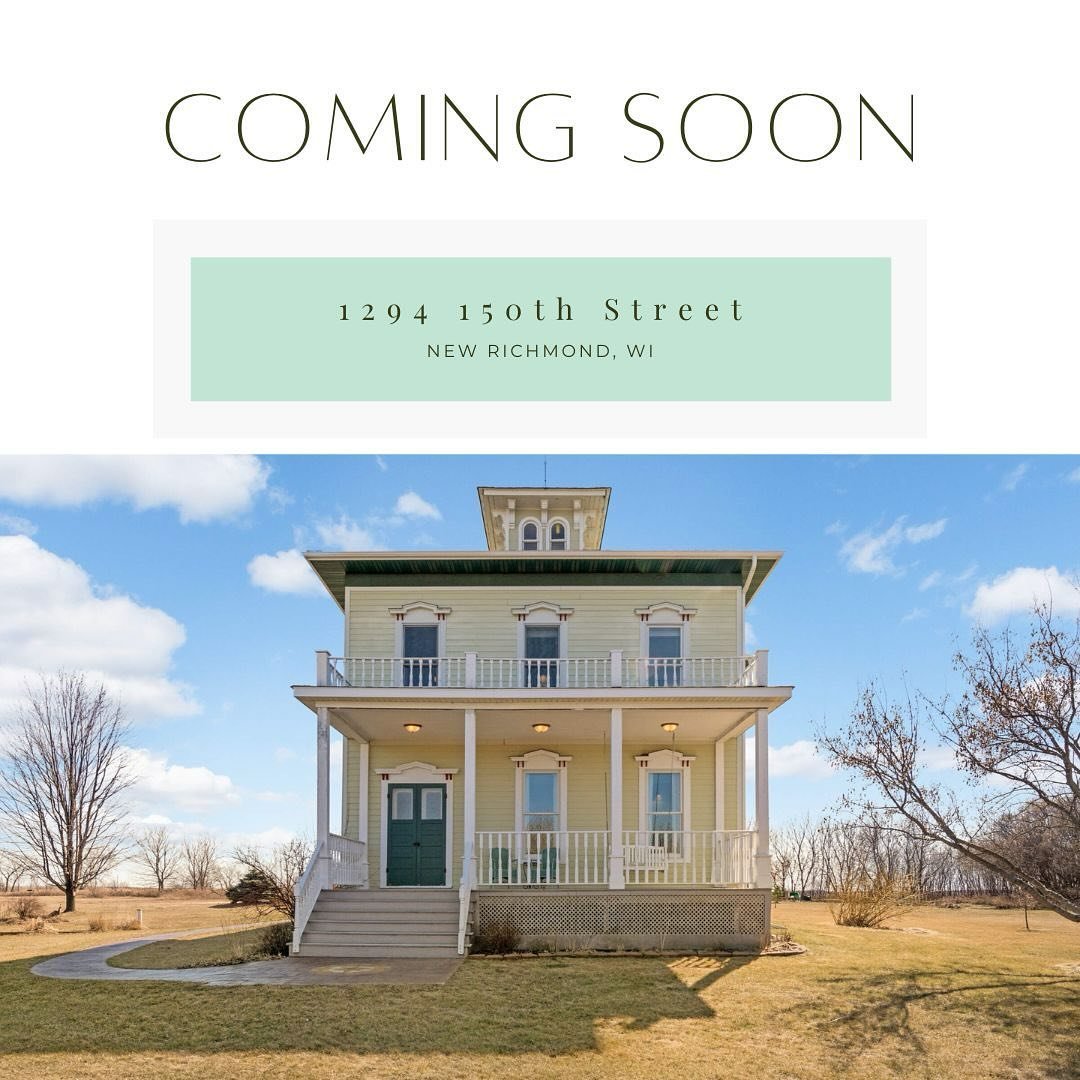 Once in a lifetime opportunity to own a fully restored vintage farmhouse in the beautiful St Croix River Valley! Located just outside New Richmond, WI this 4 bedroom, 4 bathroom home was moved to the current location in 2001 and no surface was left u