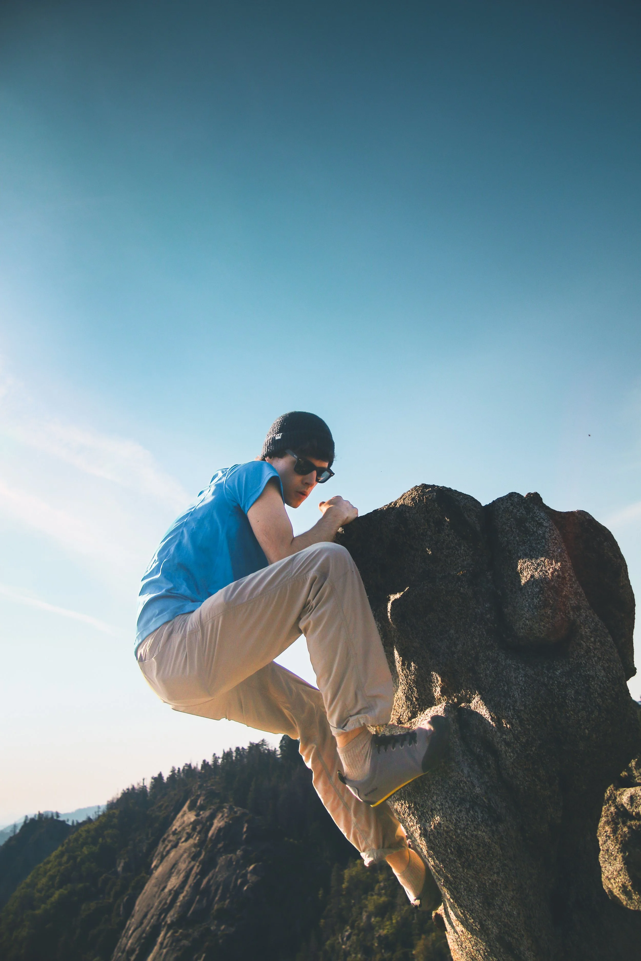 climbing.