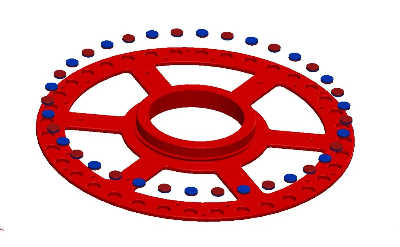  (Installing encoding magnets)  If you plan to use the Pick ‘N’ Place Wheel in the manual mode, this step is essential, but if you know you will only use the wheel in its motorized form, you can skip this step, I recommend installing the magnets in a
