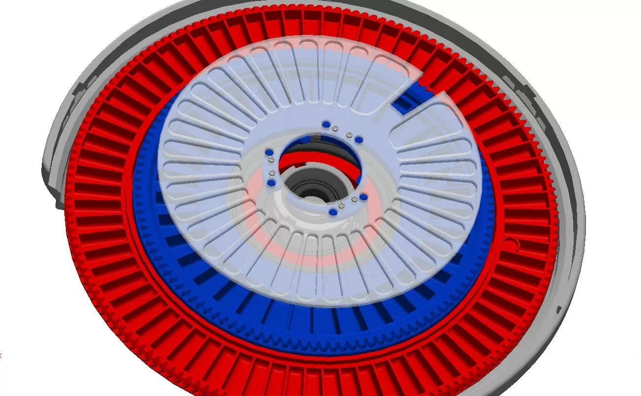  attach wheel 1 and wheel 2 transparent covers 