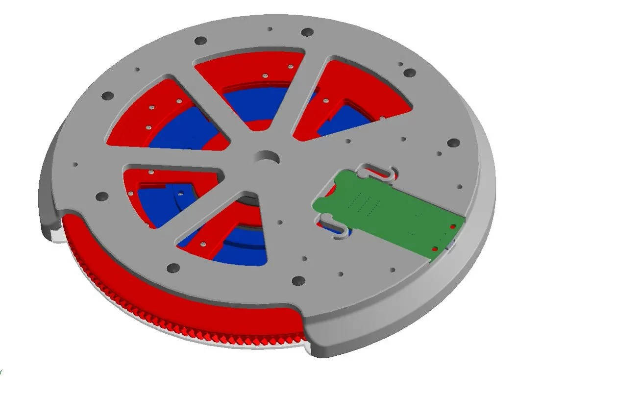   This is the end of assembly for the Manual wheel, continue to the next steps for the motorized wheel assembly.  