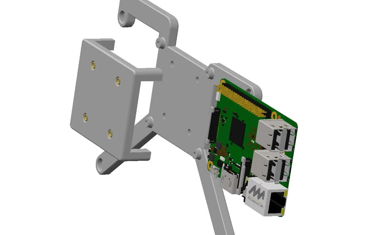  Install the raspberry pi board 