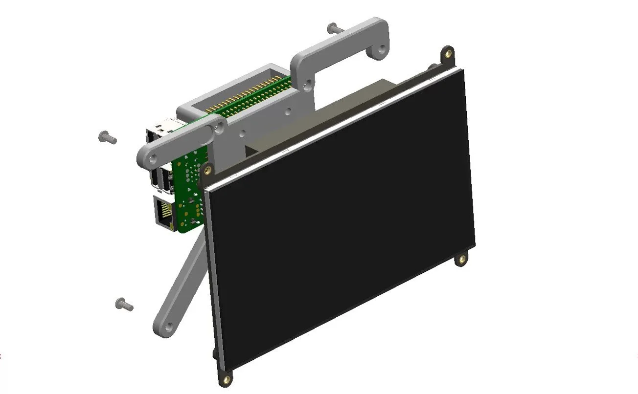  install the screen using the screws bundled with it 