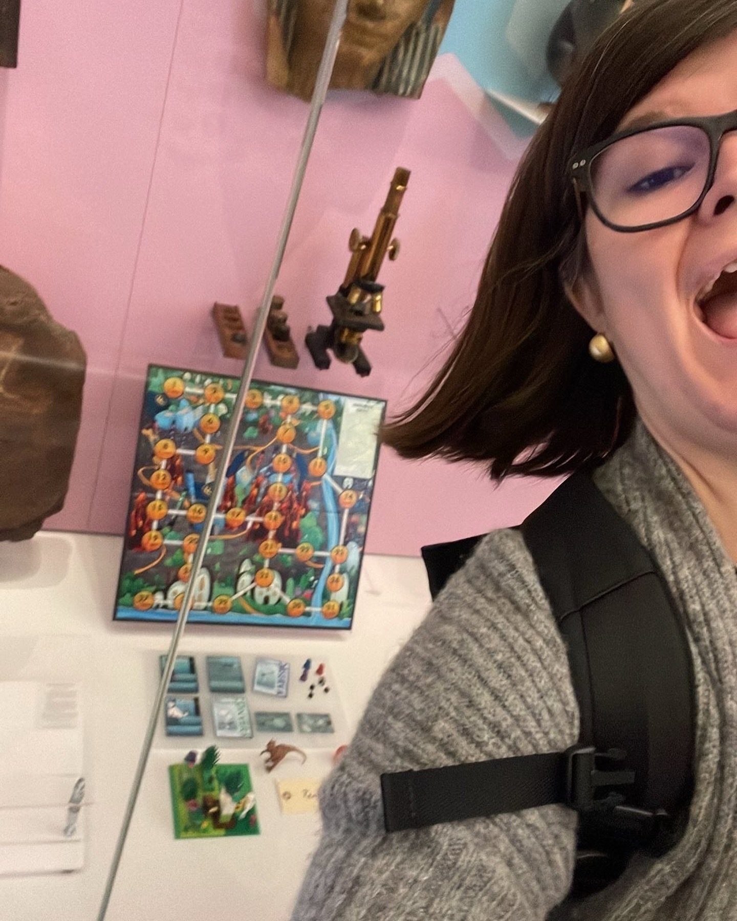 POV your work is in the @wamuseum&rsquo;s innovation gallery so every time your take your @murdochuniversity students on a field trip you gotta take a dorky selfie with it🤓

#lego #legoseriousplay #superconnect #boardgames #innovation #dork