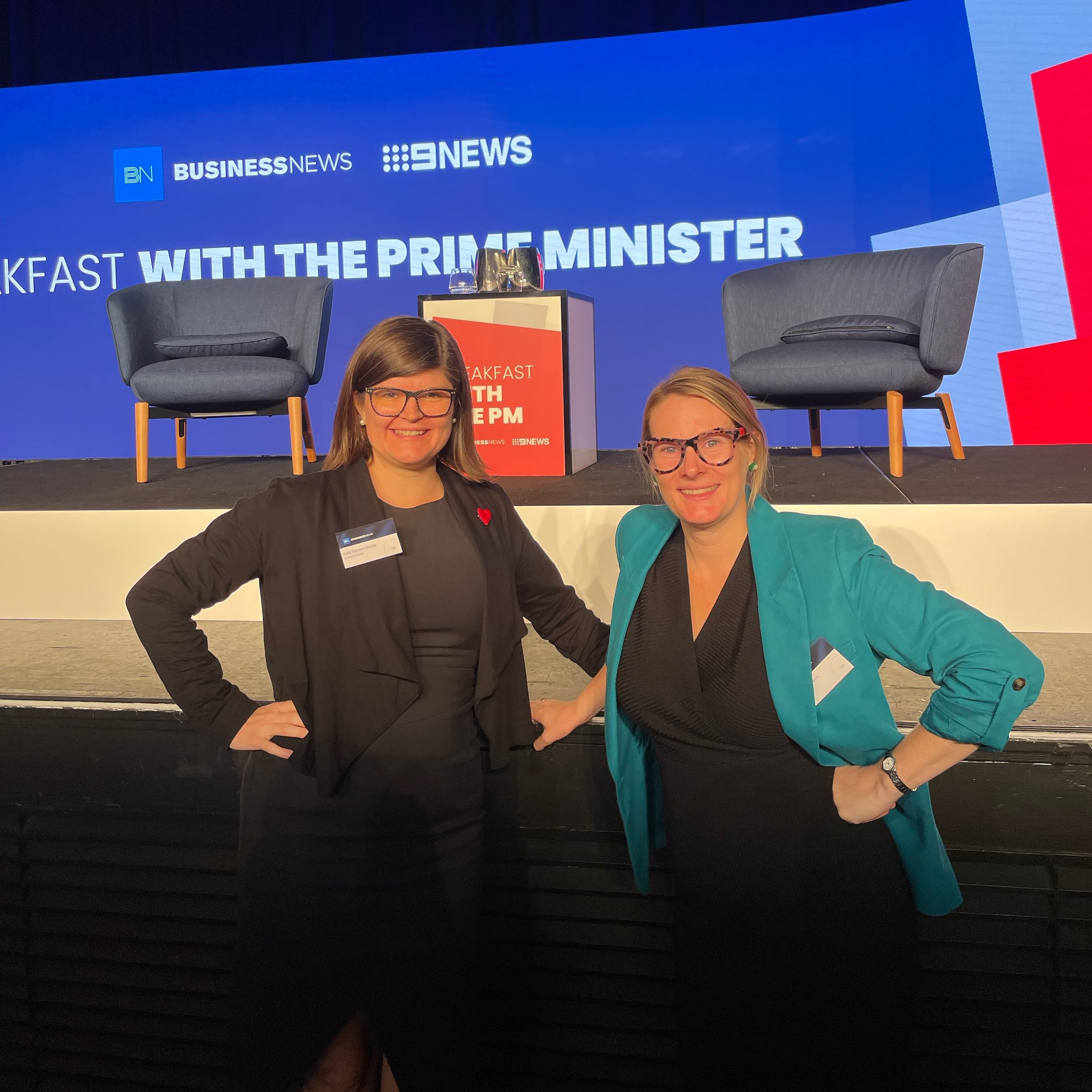 I didn&rsquo;t get a photo with the man himself at the @wabusinessnews Breakfast with the PM but tha&rsquo;s okay cuz I *did* get one with @afaikycecily, one of WA&rsquo;s newest 40 under 40 winners (after waiting patiently in a large queue of people