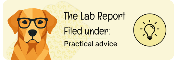 The Lab Report Filed under practical advice on our dog training blog