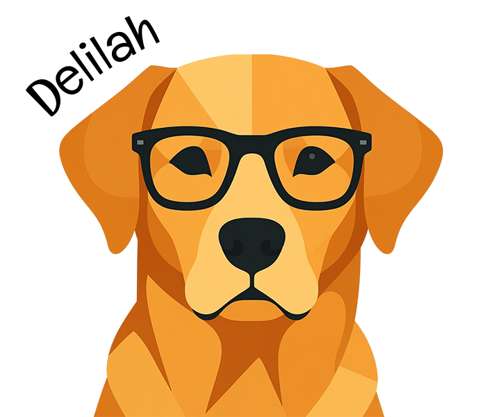 Delilah the Labrador, your guide to The Lab Report blog at Pawsome Interactions