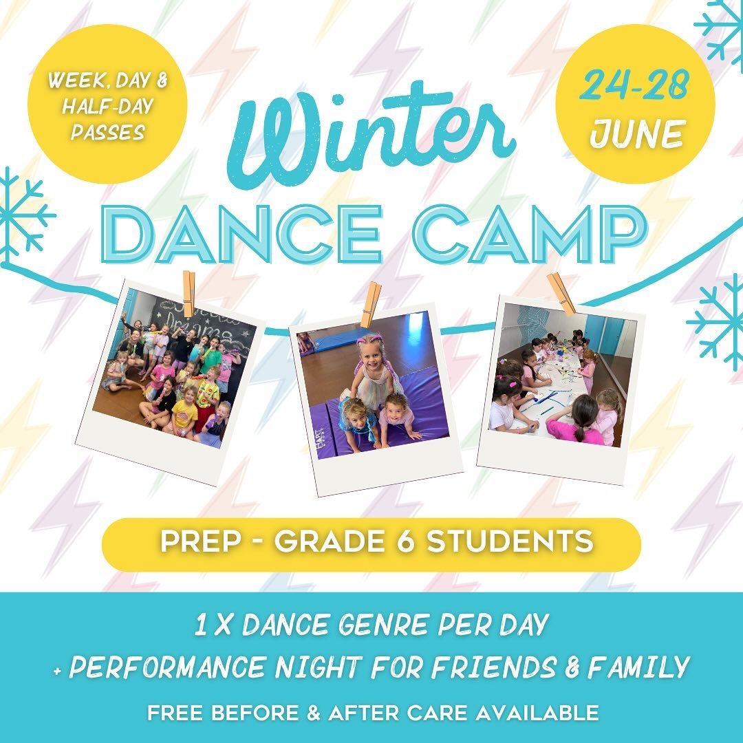 Calling all Prep - Grade 6 parents! 📣

Worried about finding quality care and keeping the kids entertained during the holidays? We&rsquo;ve got you covered!

Don&rsquo;t forget to book your dancer into our Winter Dance Camp!
👉 LINK IN BIO

📅 Monda