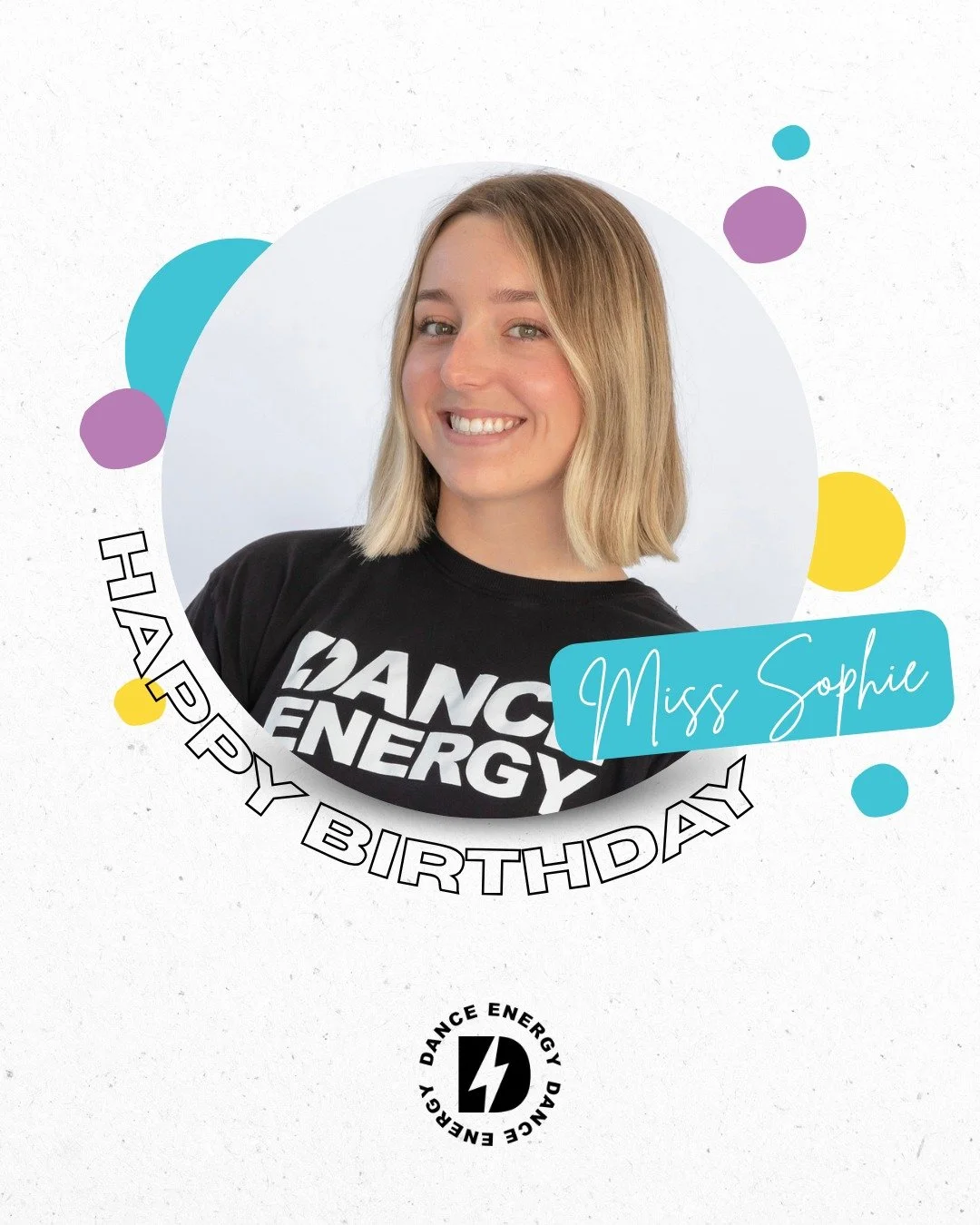 Happy Birthday to our very own Miss Sophie! 🎉

Your passion, creativity, and energy light up our studio every single day. Thank you for all that you do for our dancers and community- we&rsquo;re so lucky to have you! ✨💜

Have the most amazing day! 