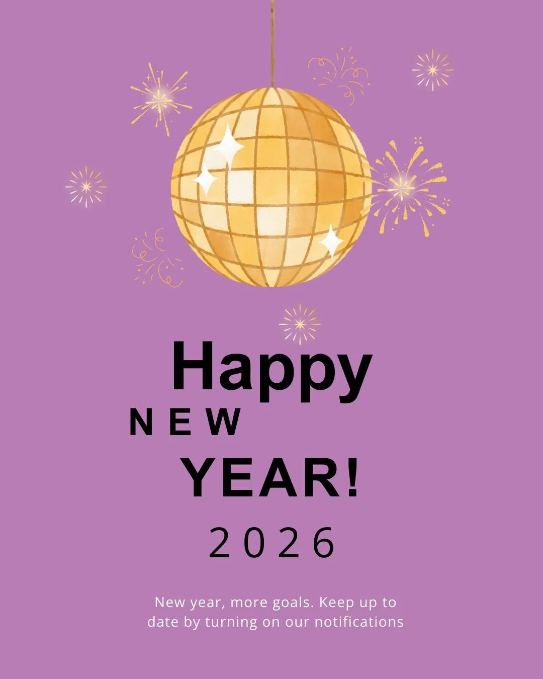 2026 is HERE 🙌 
Before you know it will be time to get dance bags ready. Keep up to date with all the info by turning on your notifications for us. Lots of exciting things are coming up. See you soon 🎉💙⚡️