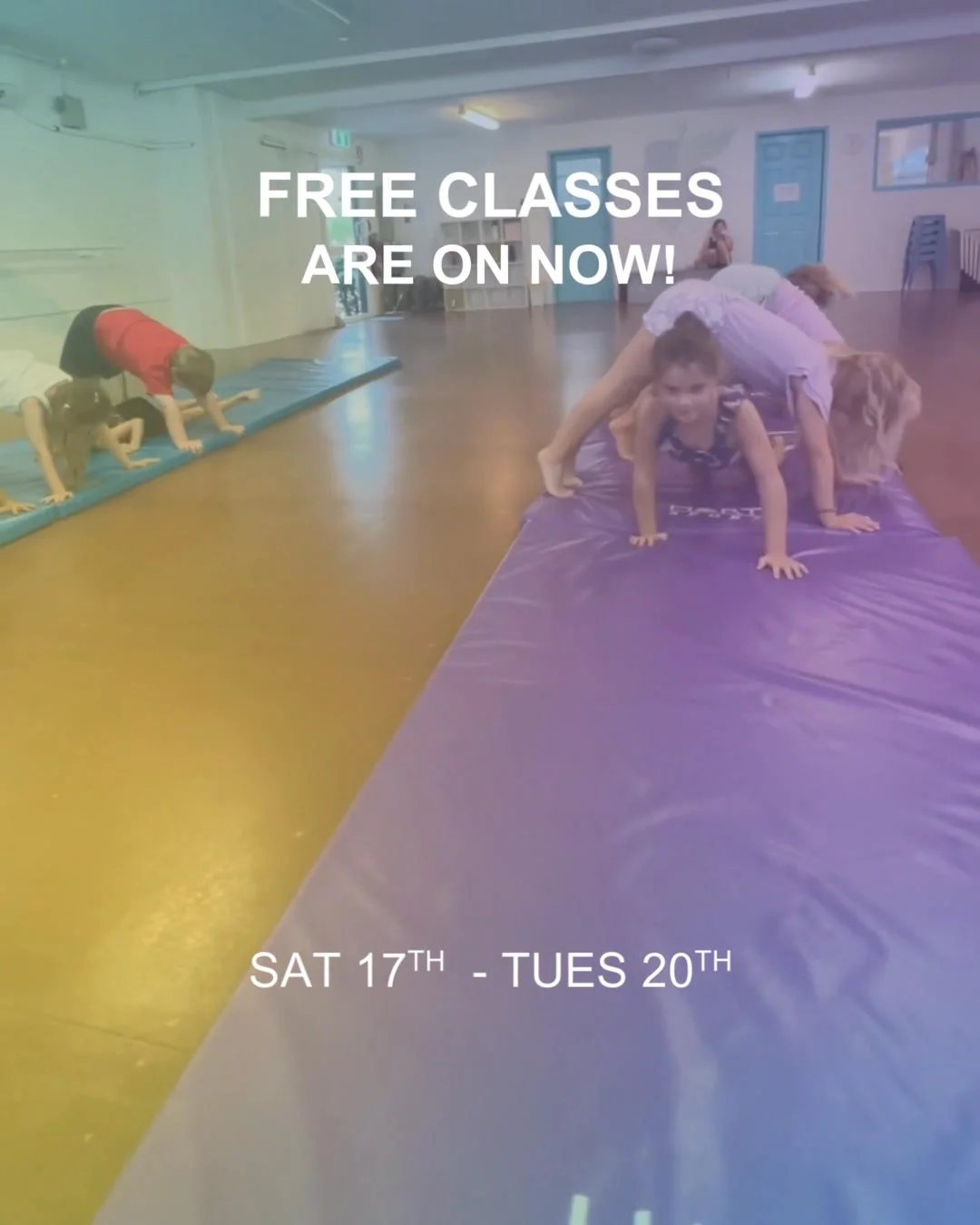 FREE Holiday Dance Classes 🎉

Try one class or stack a few and turn it into a mini dance day. Explore Jazz, Hip Hop, Musical Theatre, Commercial Jazz, Acrobatics and be the first to try our new Ballroom classes launching in 2026.

We also have Petit